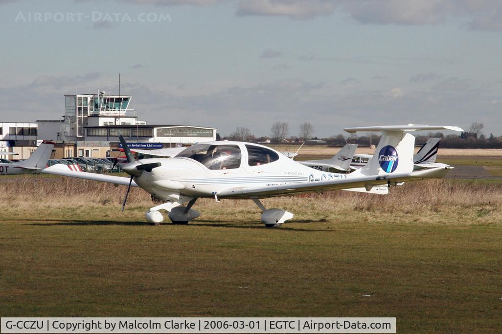 G-CCZU, 2004 Diamond DA-40D Diamond Star C/N D4.125, Diamond DA-40D Diamond Star at Cranfield Airport in 2006.
