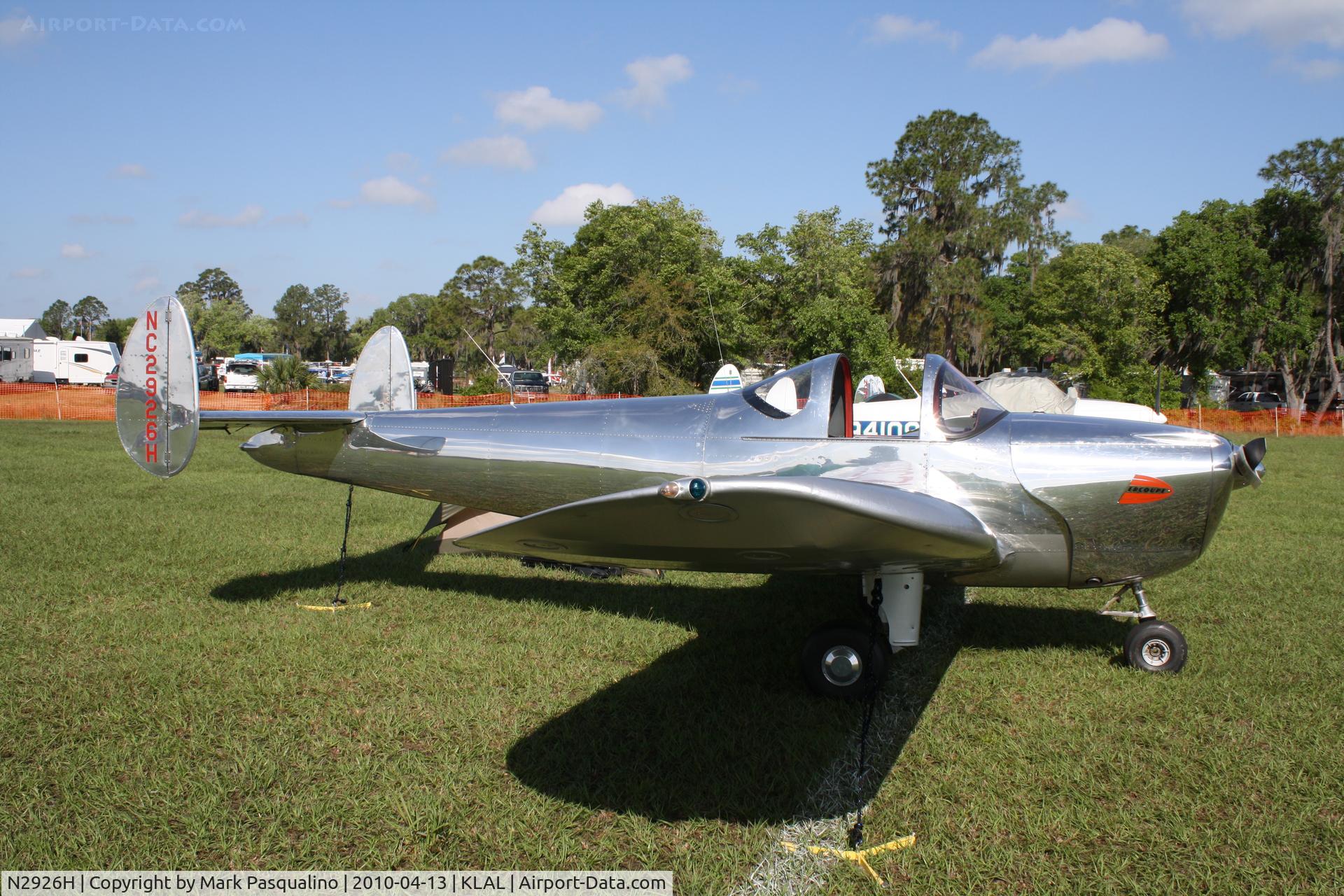 N2926H, 1946 Erco 415C Ercoupe C/N 3551, Ercoupe 415-C