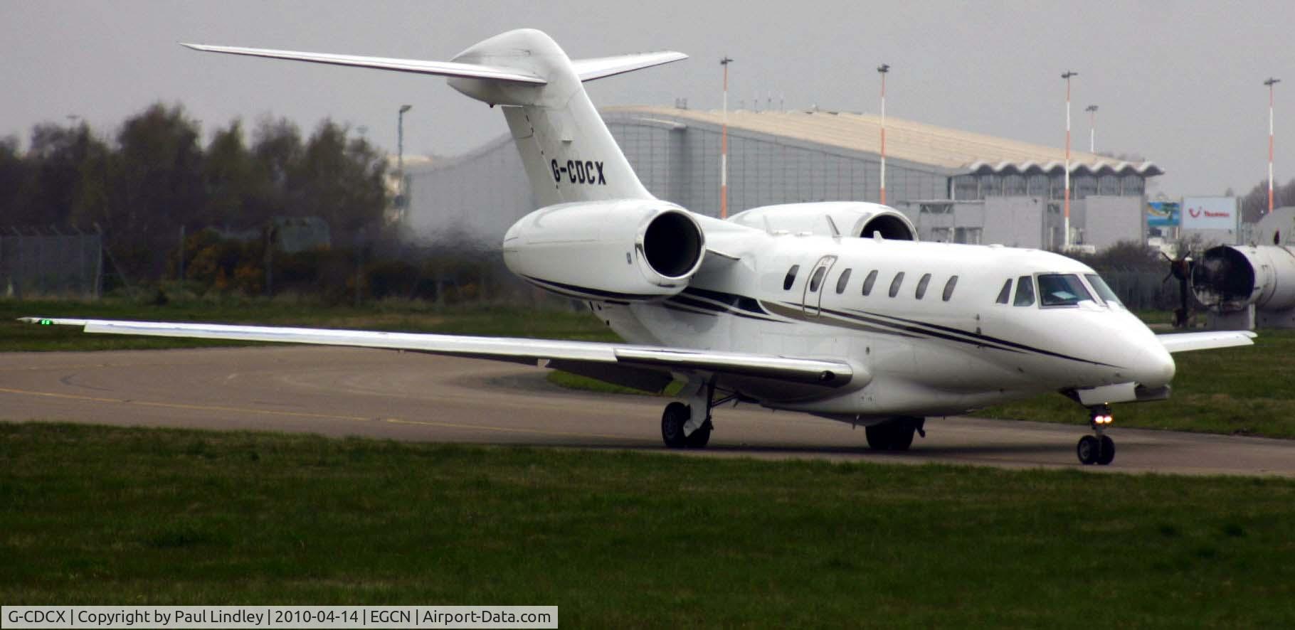 G-CDCX, 2002 Cessna 750 Citation X Citation X C/N 750-0194, Circuit training at DSA