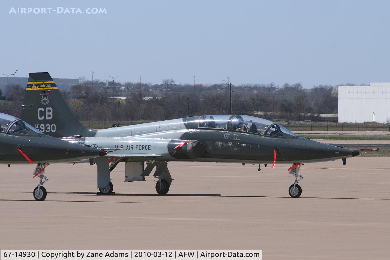 67-14930, 1967 Northrop T-38A-70-NO Talon C/N T.6071, At Fort Worth Alliance Airport