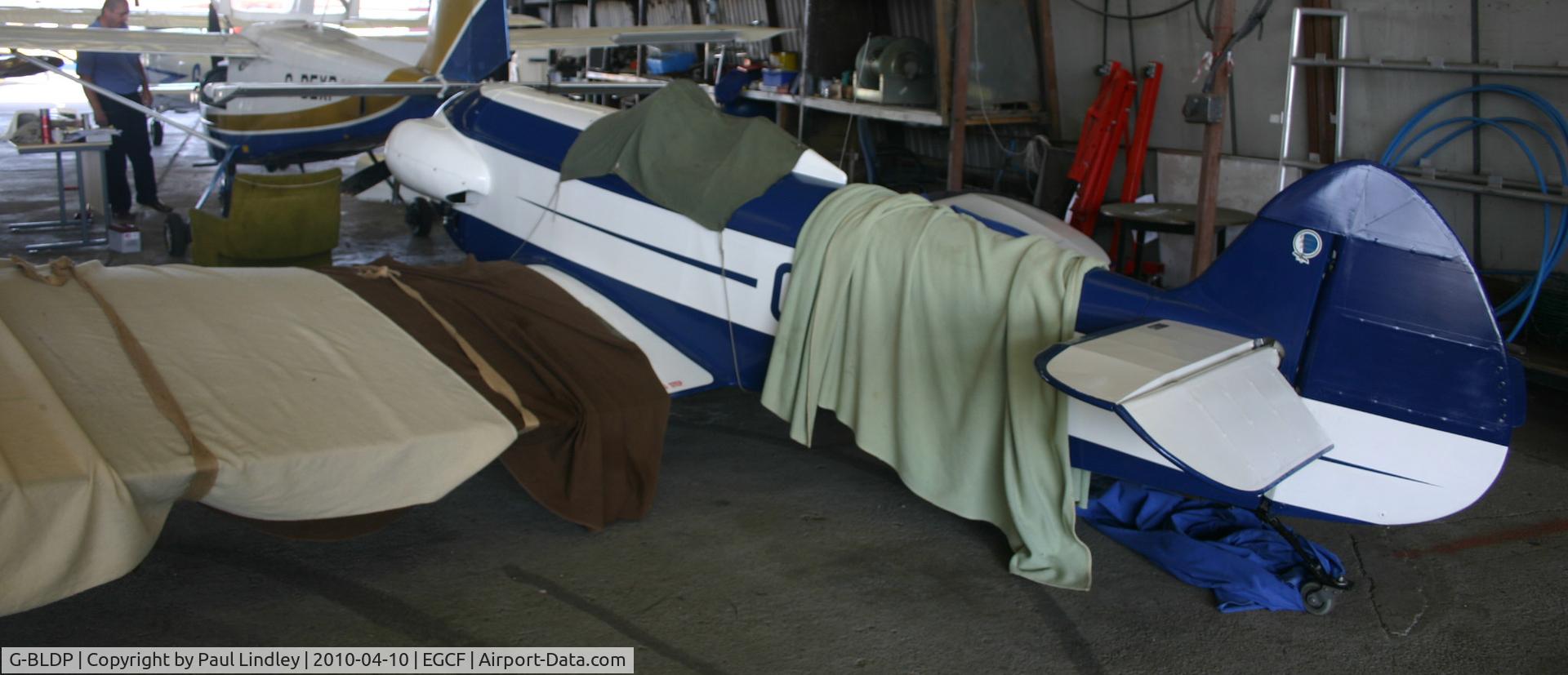G-BLDP, 1984 Slingsby T-67M Firefly C/N 2009, Hangered at Sandtoft