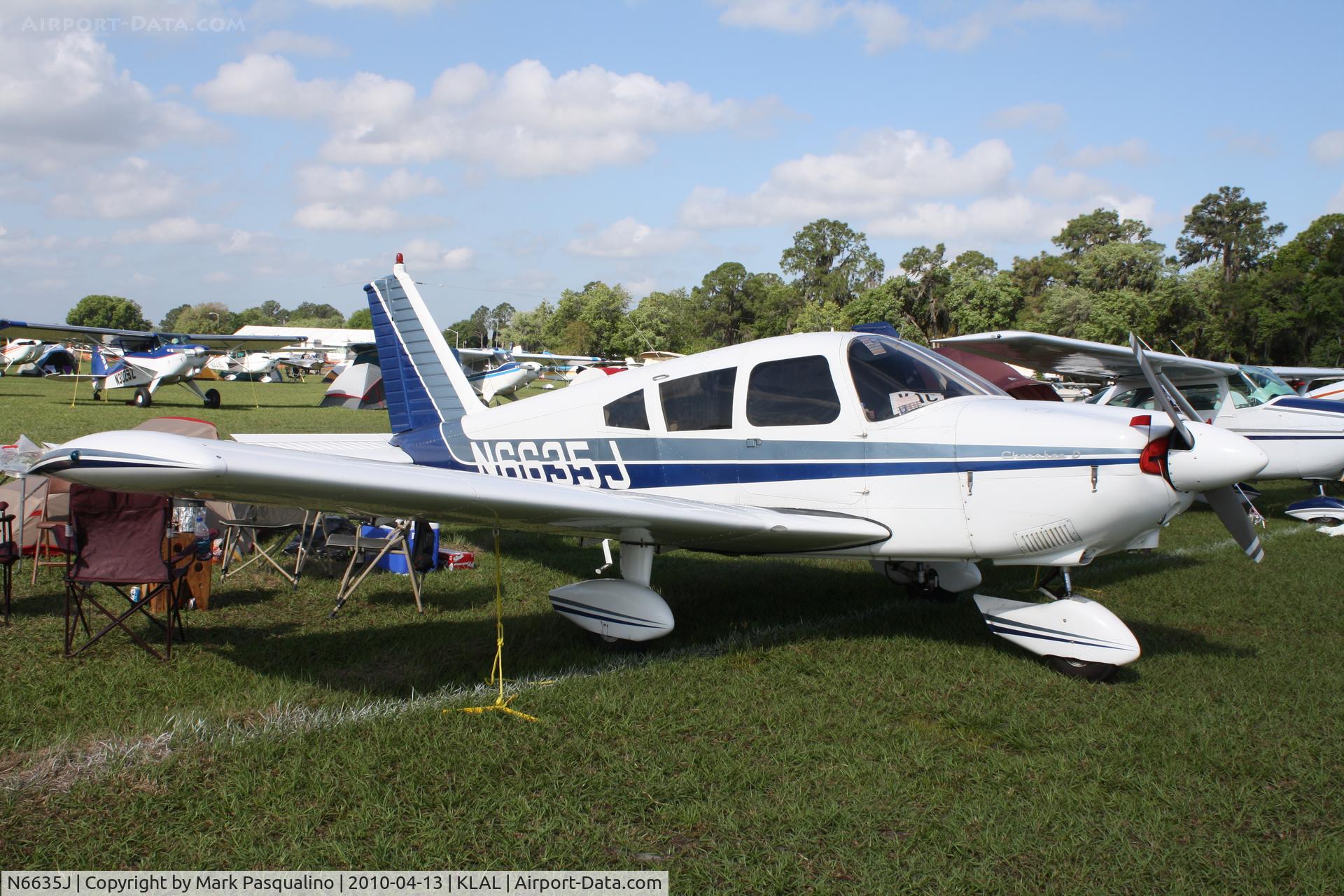 N6635J, 1968 Piper PA-28-180 C/N 28-5102, Piper PA-28-180
