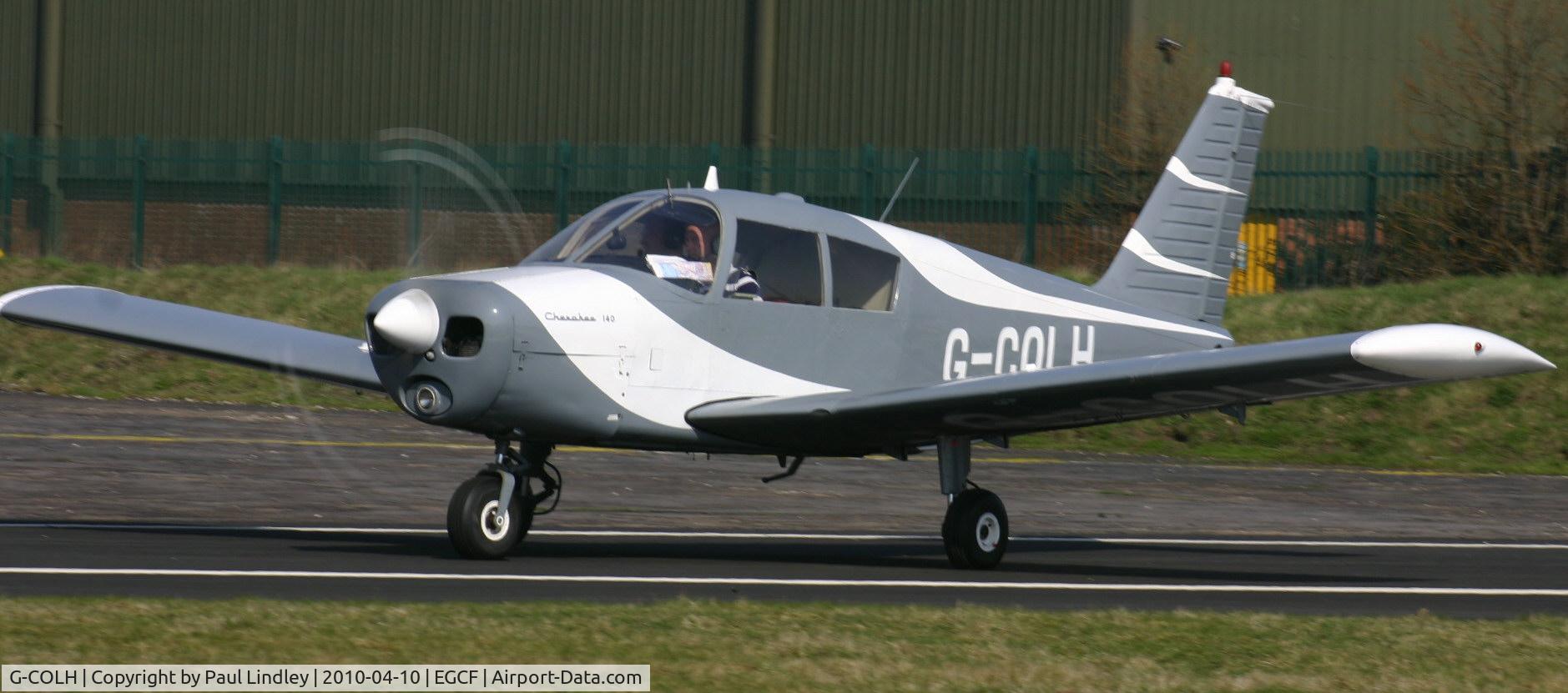 G-COLH, 1967 Piper PA-28-140 Cherokee C/N 28-23143, Spirited departure !