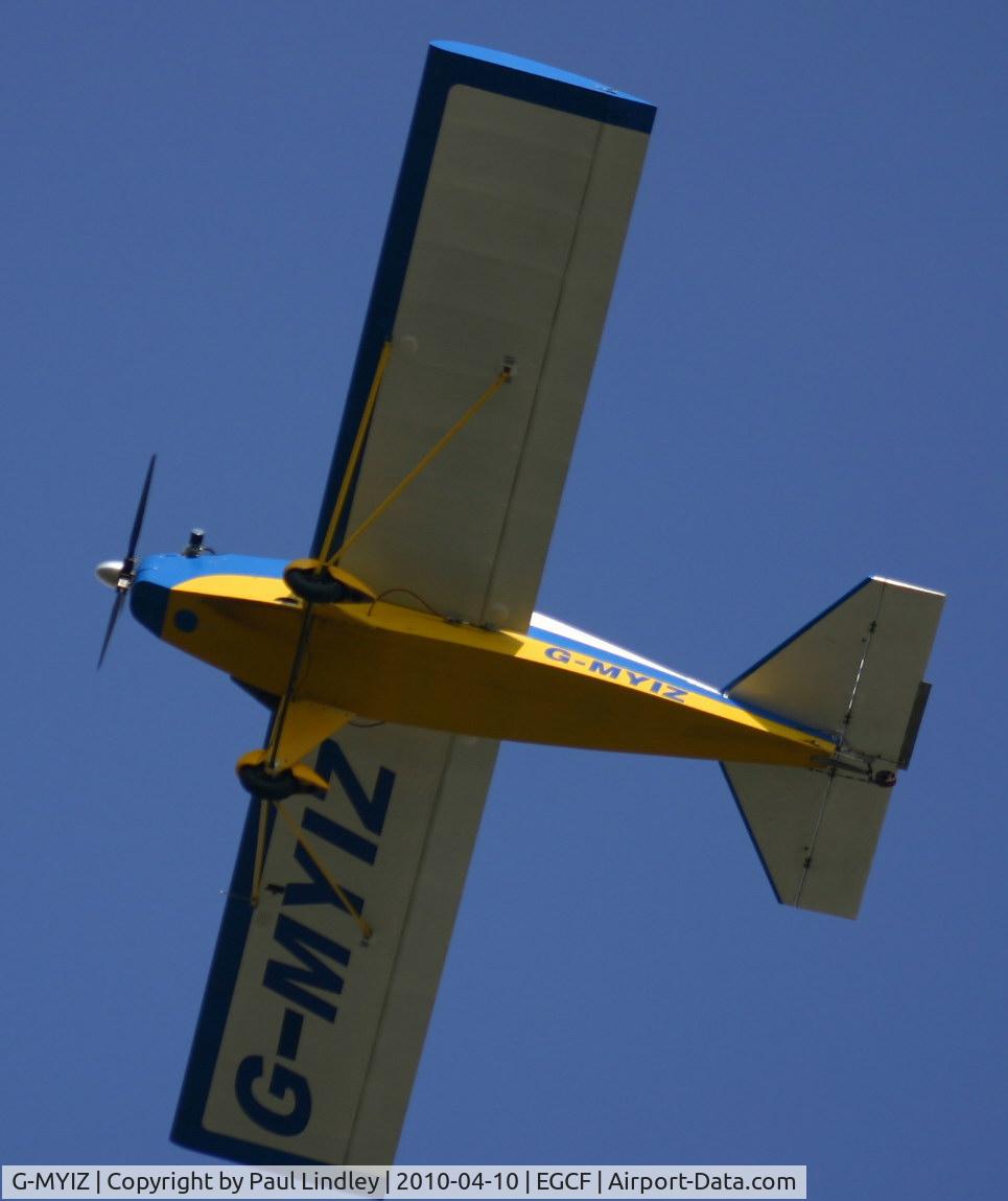 G-MYIZ, 1993 Team Mini-Max 91 C/N PFA 186-12347, High up but is actually on finals !