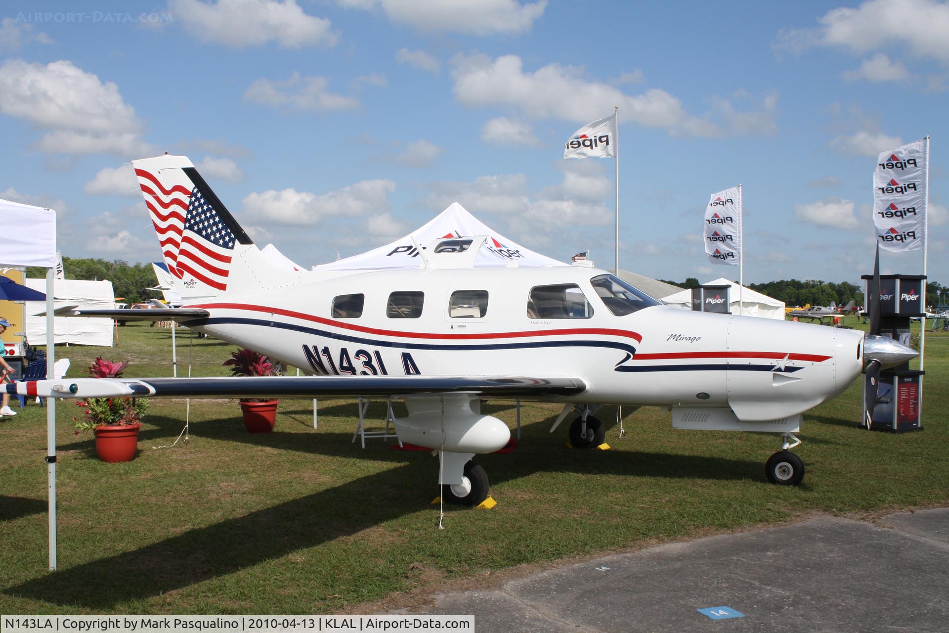 N143LA, 2009 Piper PA-46-350P Malibu Mirage C/N 4636459, Piper PA 46-350P