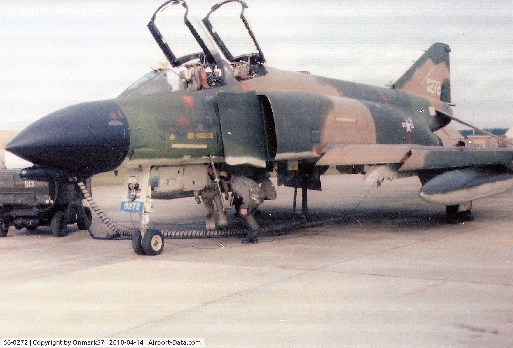 66-0272, 1966 McDonnell F-4D Phantom II C/N 1940, Launching F-4D Phantom, 66-0272 from RAF Lakenheath, 1977.