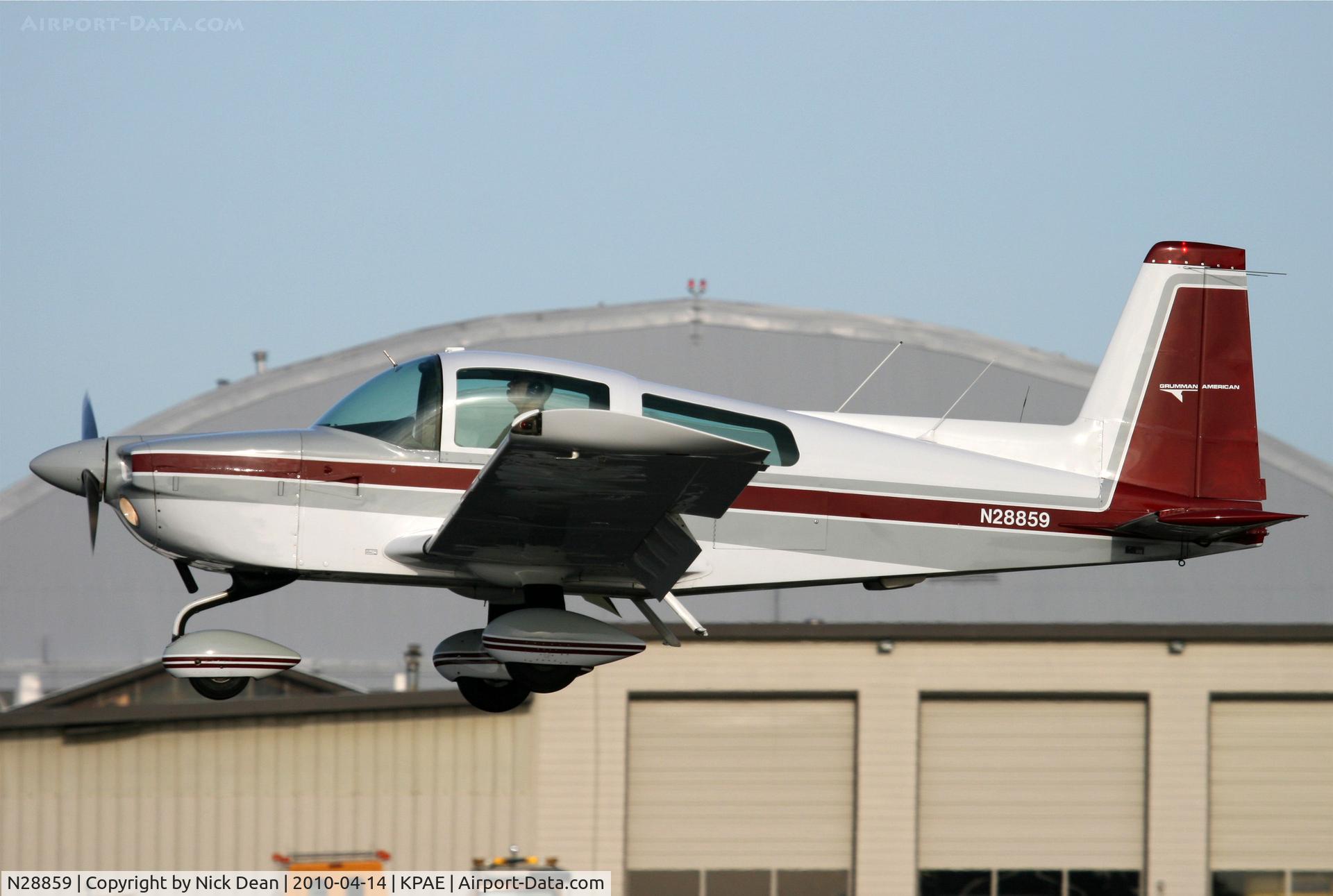 N28859, 1978 Grumman American AA-5B Tiger C/N AA5B0866, KPAE