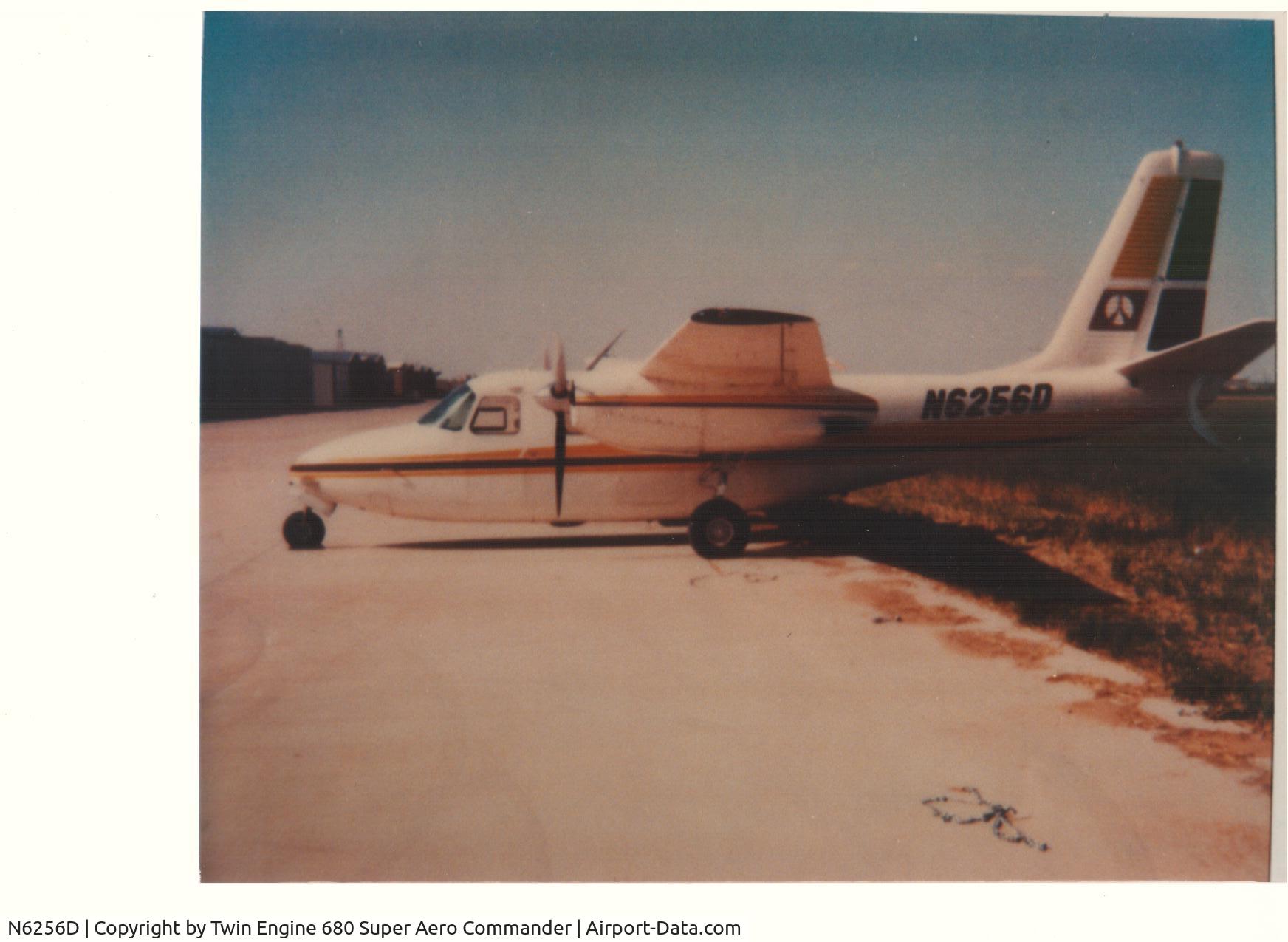 N6256D, 1957 Aero Commander 680 C/N 680-524-194, Owned and Flew N6256D in 1983