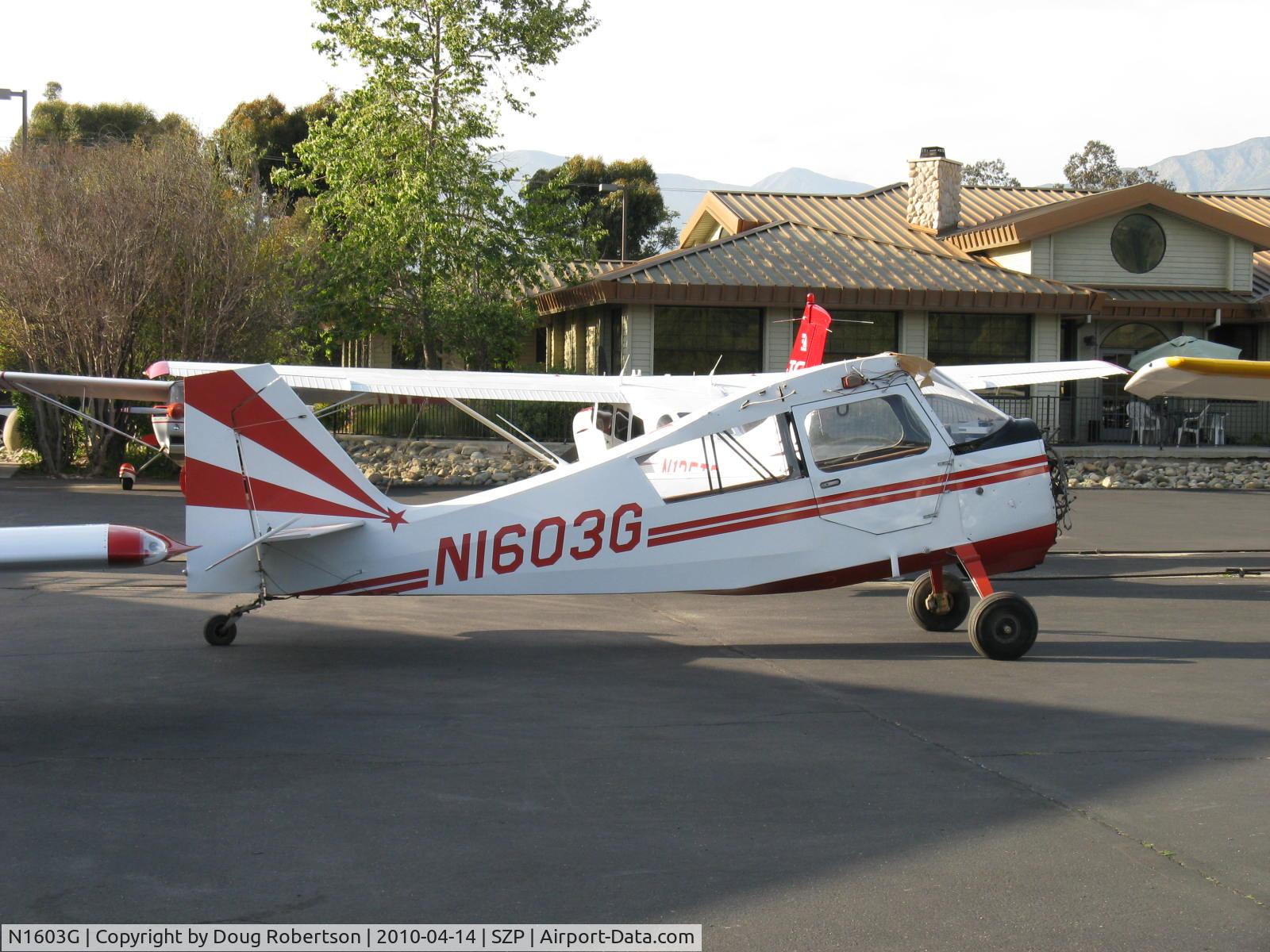 N1603G, 1968 Champion 7ECA Citabria C/N 609, 1968 Champion 7ECA CITABRIA, Lycoming O-235 115 Hp