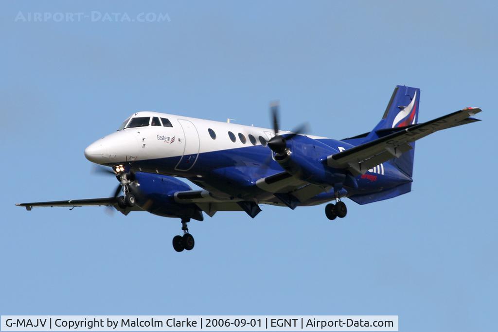 G-MAJV, 1995 British Aerospace Jetstream 41 C/N 41074, British Aerospace Jetstream 41 on finals to 25 at Newcastle Airport in 2006.