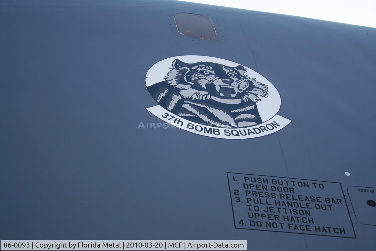 86-0093, 1986 Rockwell B-1B Lancer C/N 53, B-1B