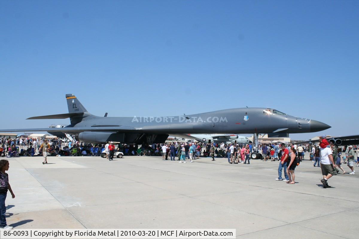 86-0093, 1986 Rockwell B-1B Lancer C/N 53, B-1B