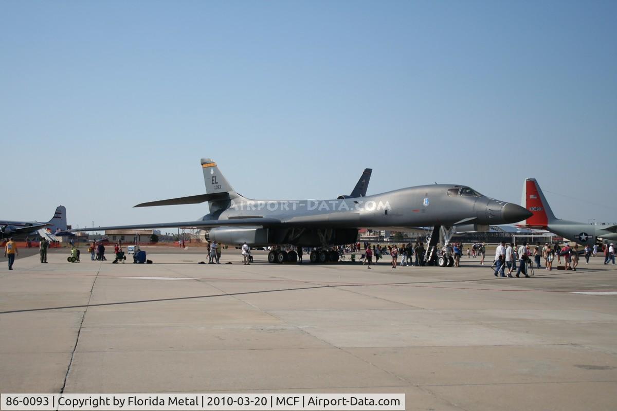 86-0093, 1986 Rockwell B-1B Lancer C/N 53, B-1B