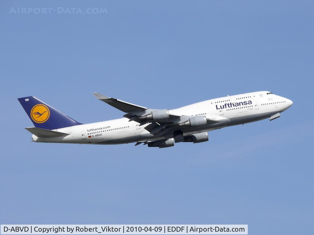 D-ABVD, 1990 Boeing 747-430 C/N 24740, Lufthansa 