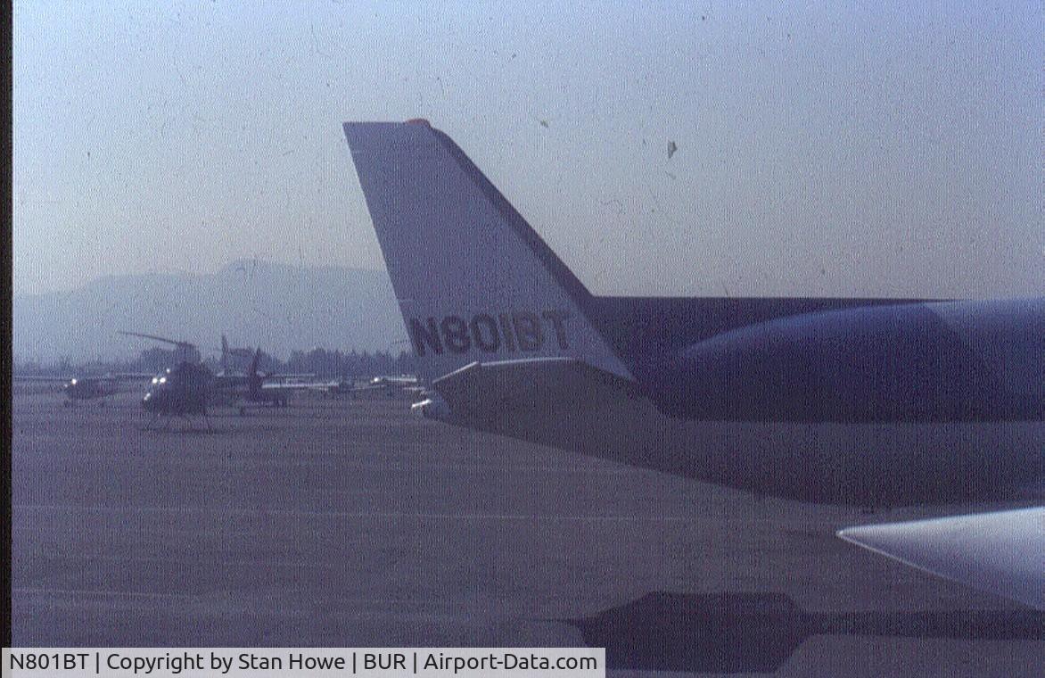 N801BT, 1967 Swearingen SA-26T Merlin IIA C/N T26-18, On the apron at Burbank in 1988