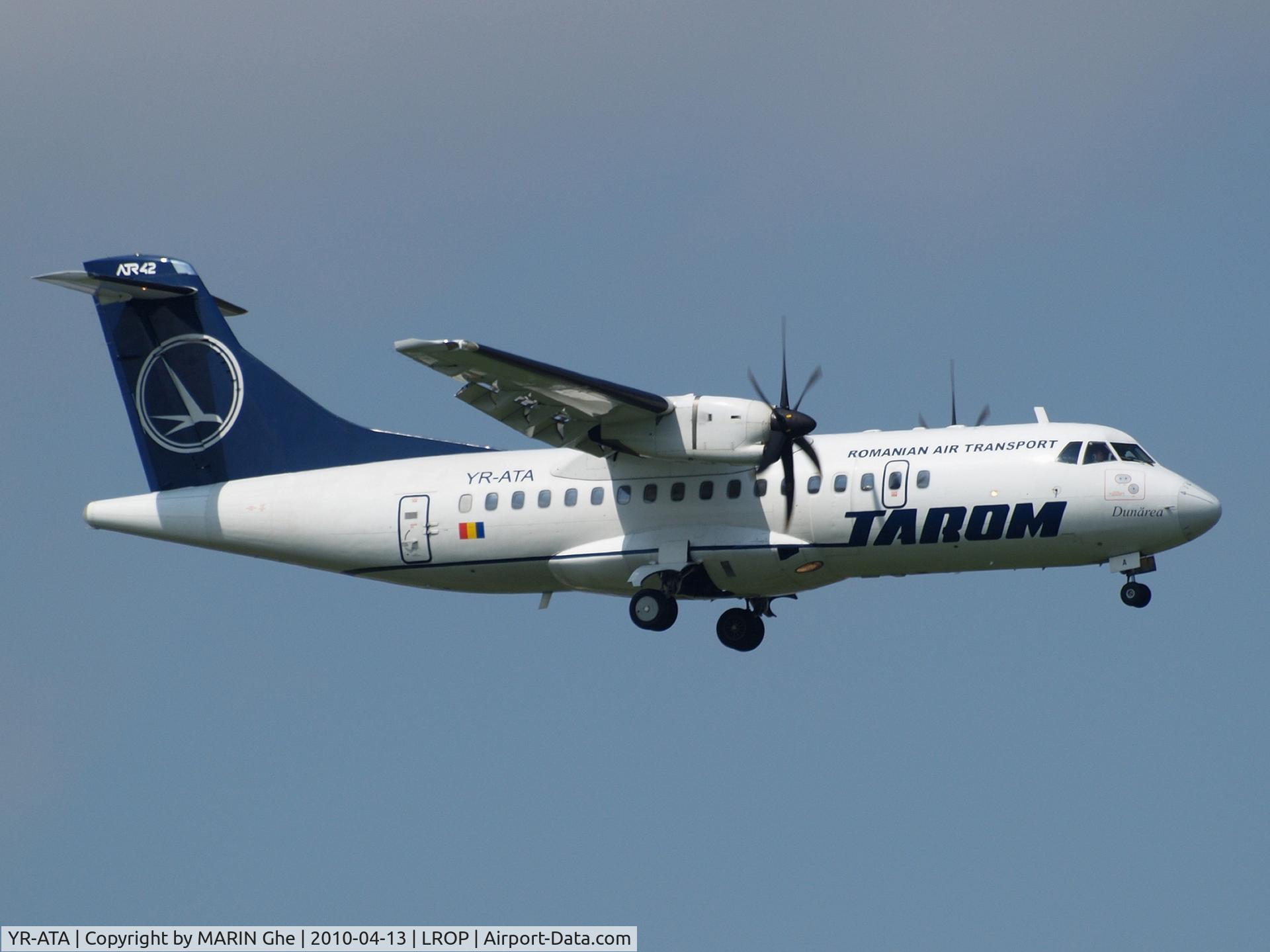 YR-ATA, 1997 ATR 42-500 C/N 566, Arrival  Bucuresti-Otopeni