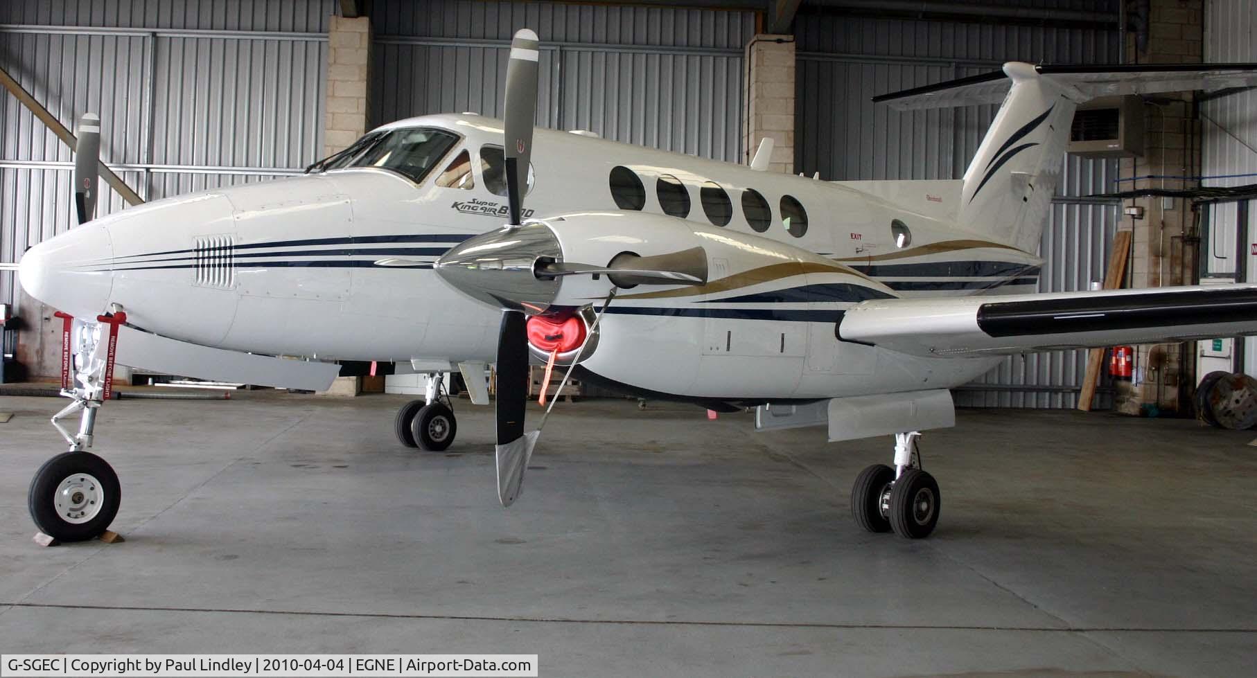 G-SGEC, 2001 Raytheon B200 Super King Air C/N BB-1747, looking immaculate