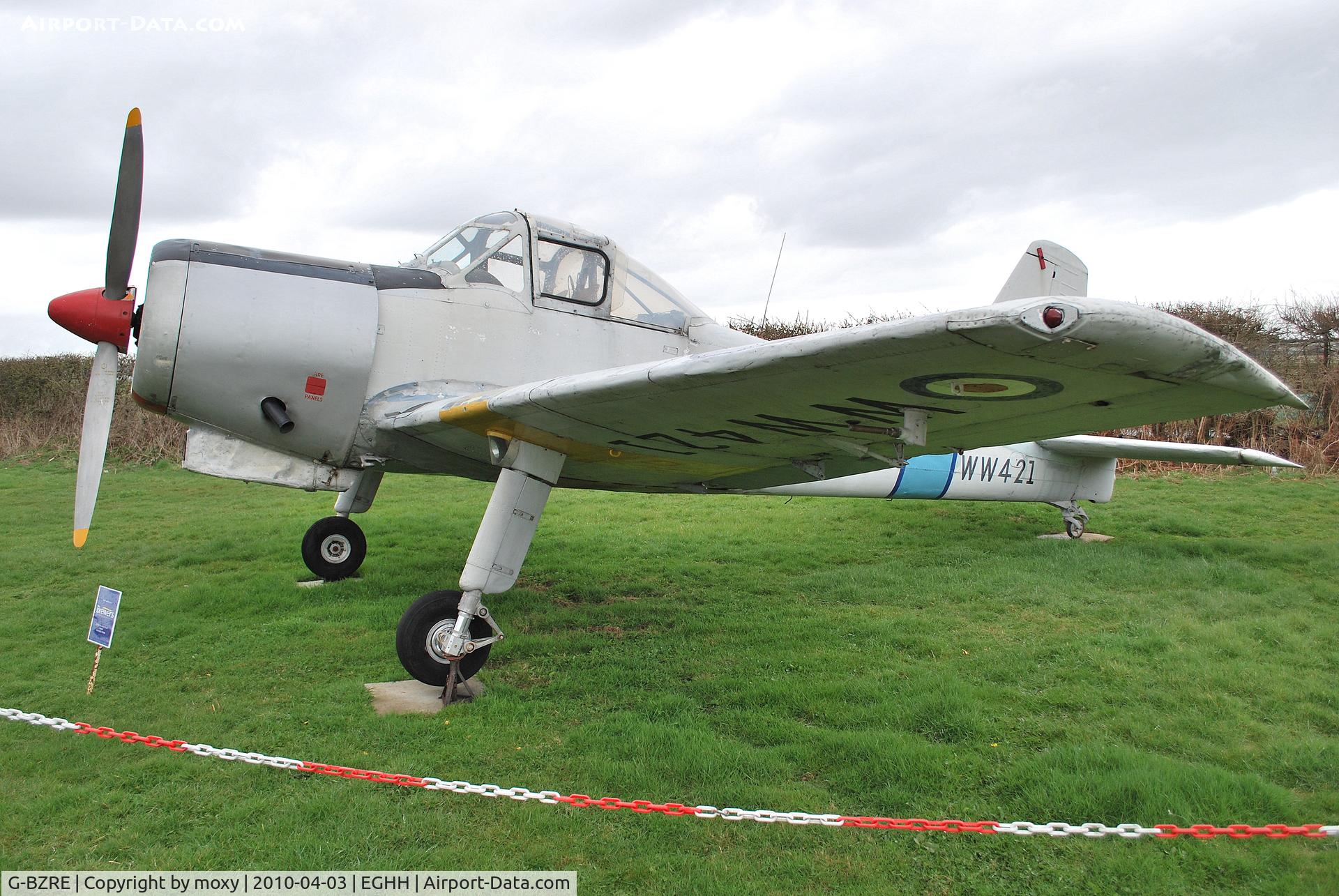 G-BZRE, 1953 Percival P-56 Provost T.1 C/N PAC/F/234, PROVOST T1 COMPOSITE WITH WINGS FROM WW450 AT BOURNEMOUTH