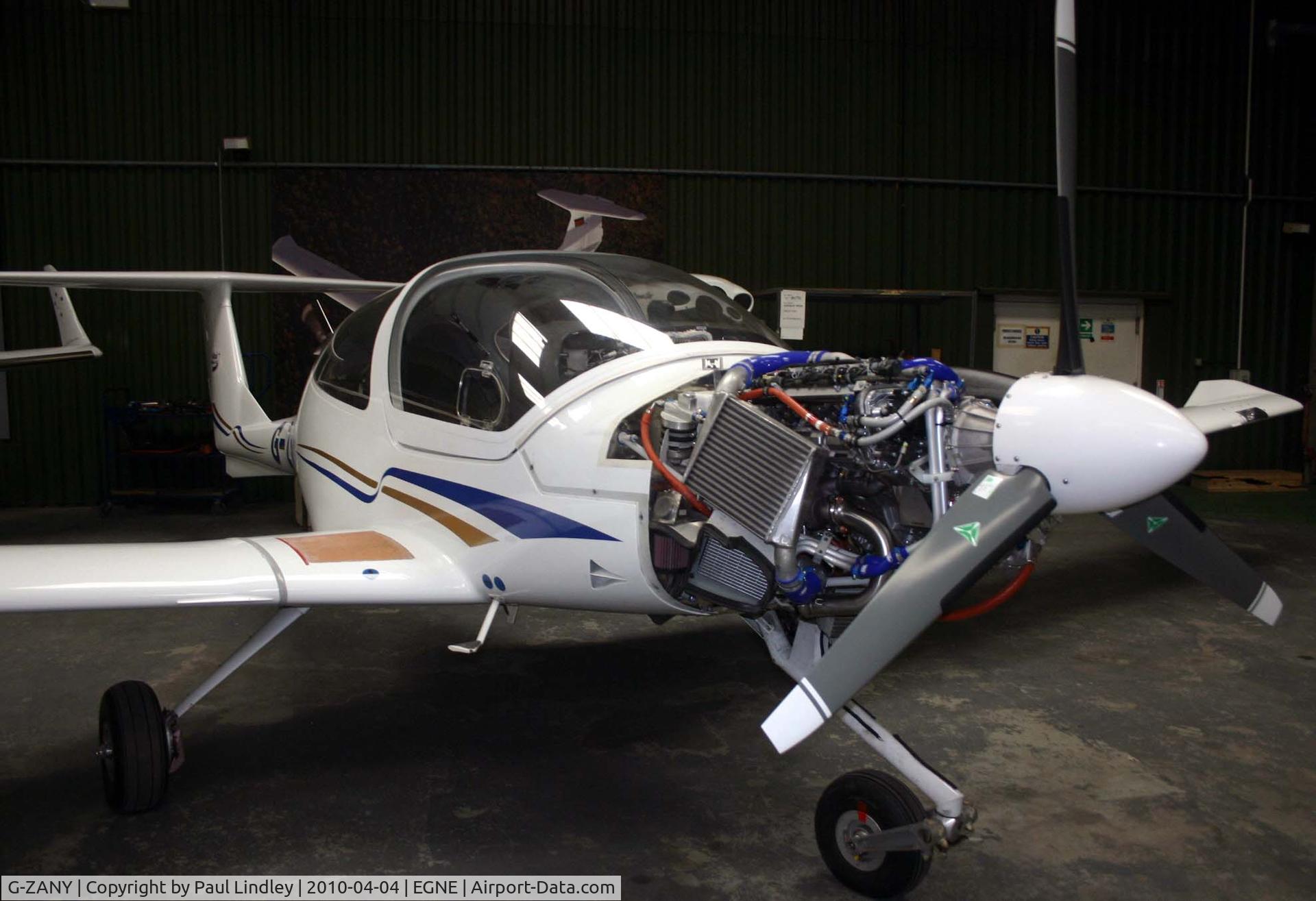 G-ZANY, 2003 Diamond DA-40D Diamond Star C/N D4.040, Under Maintenence at the delivery centre