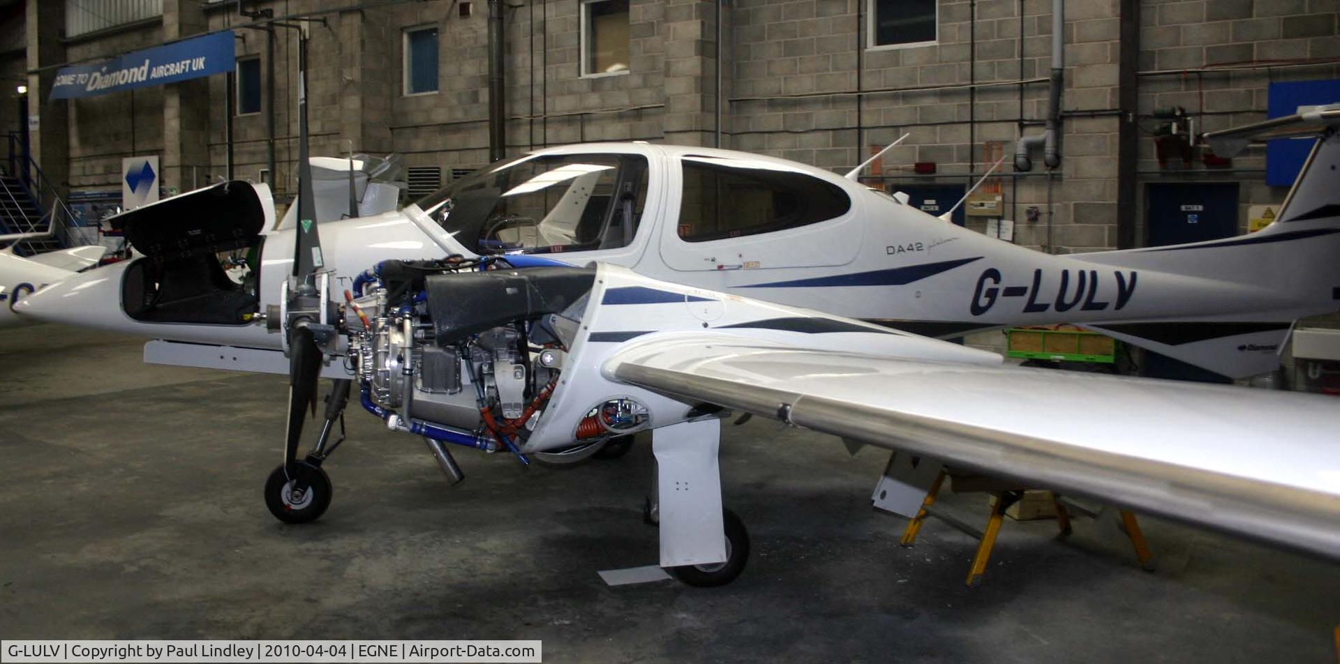G-LULV, 2007 Diamond DA-42 Twin Star C/N 42.313, At the service centre