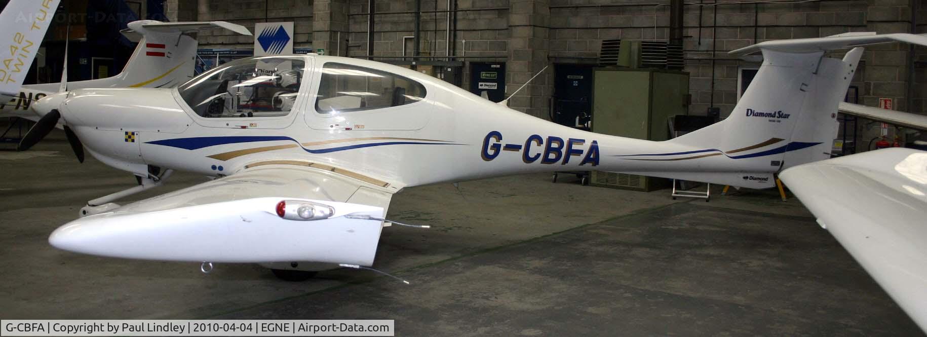 G-CBFA, 2001 Diamond DA-40 Diamond Star C/N 40.063, under maintenence