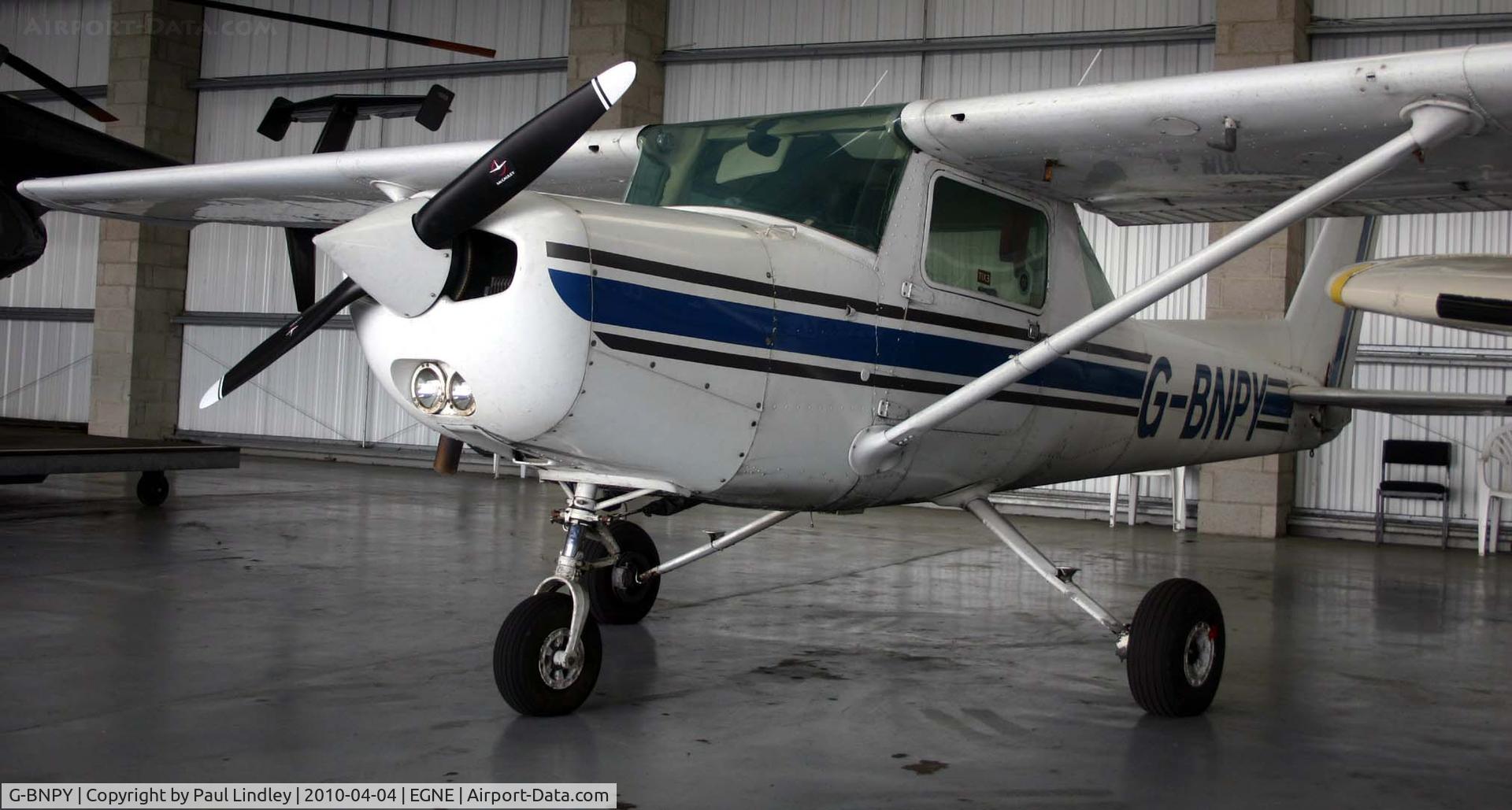 G-BNPY, 1977 Cessna 152 C/N 152-80249, under cover