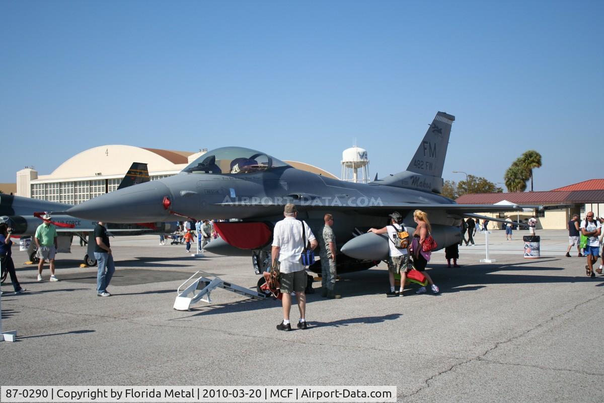 87-0290, 1987 General Dynamics F-16C Fighting Falcon C/N 5C-551, F-16C