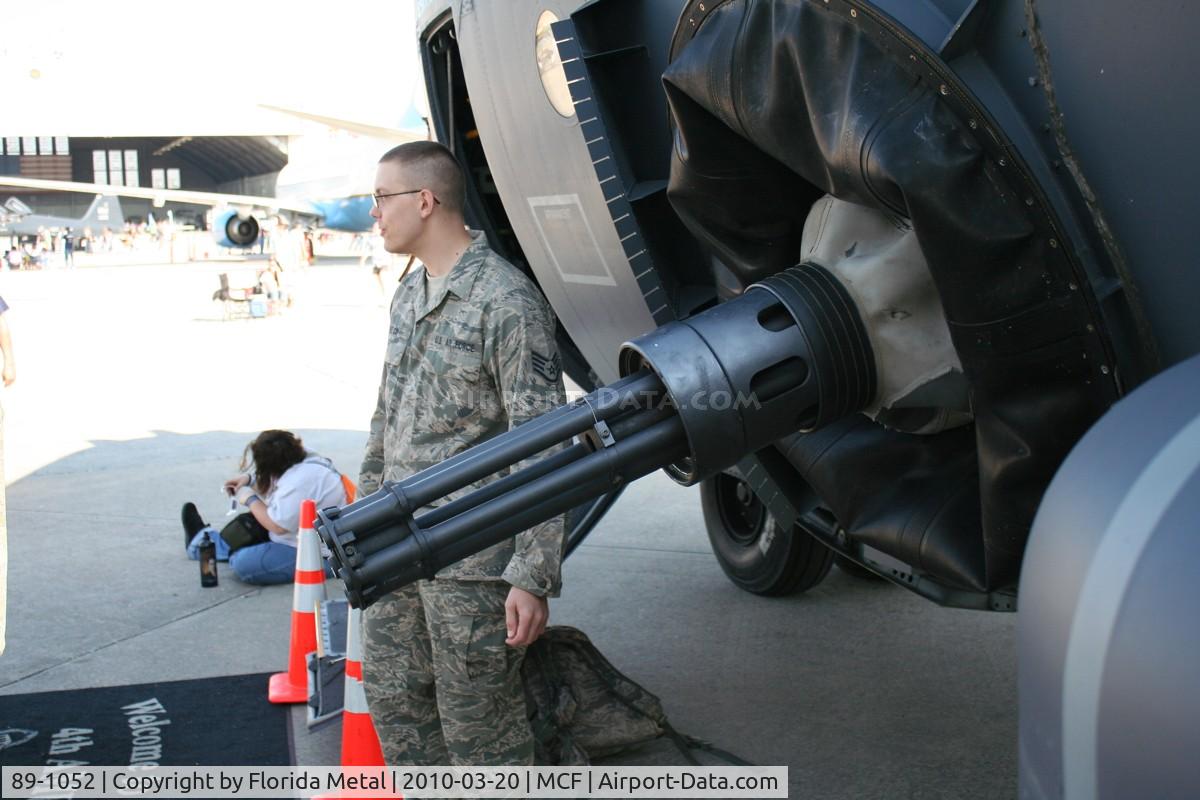 89-1052, 1989 Lockheed AC-130U Spooky II C/N 382-5199, AC-130U Spooky guns