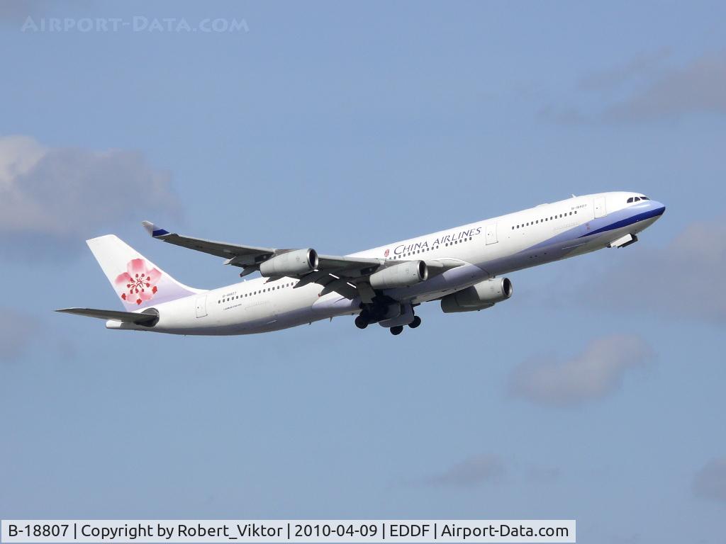 B-18807, 2003 Airbus A340-313 C/N 541, China Airlines; Airbus 340-313