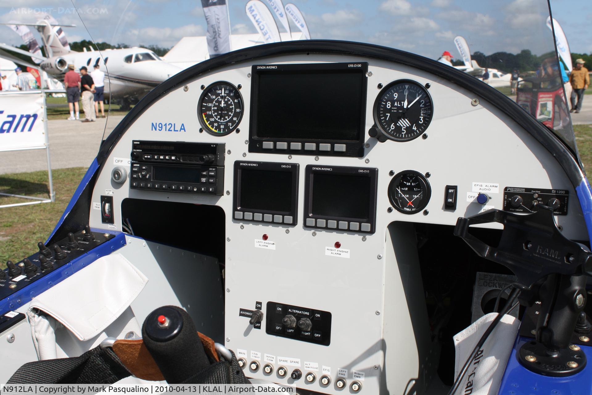 N912LA, Lockwood Aircam C/N AC138, Aircam