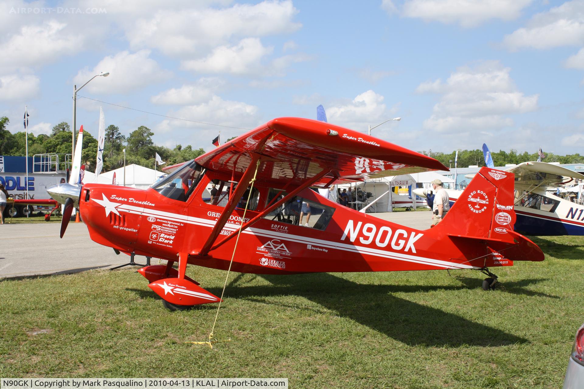 N90GK, American Champion 8KCAB Decathlon C/N 1092-2009, American Champion 8KCAB