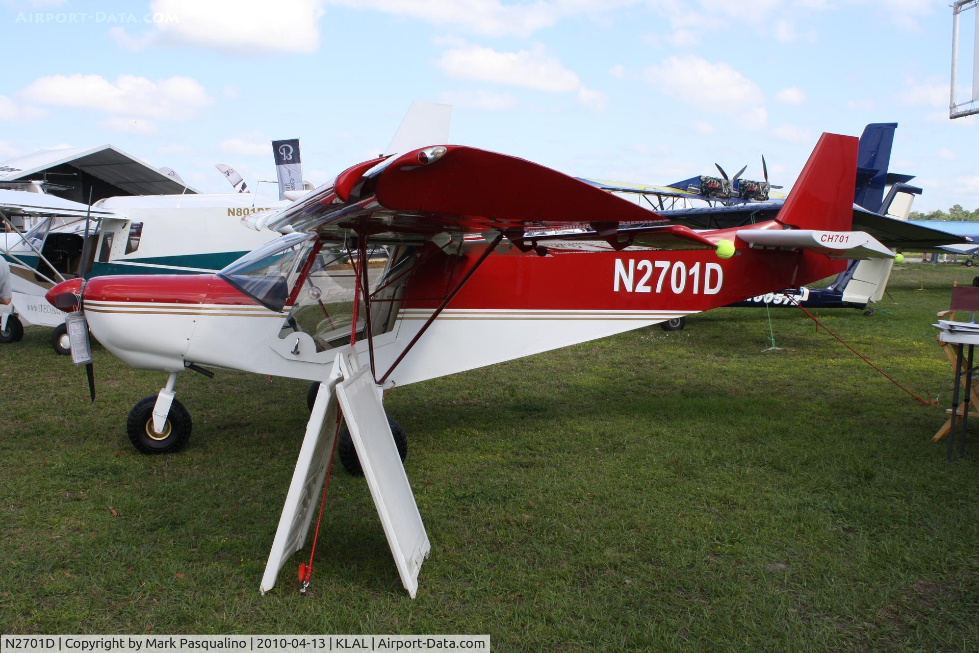N2701D, 2008 Zenith CH-701 C/N 7-6631, CH701