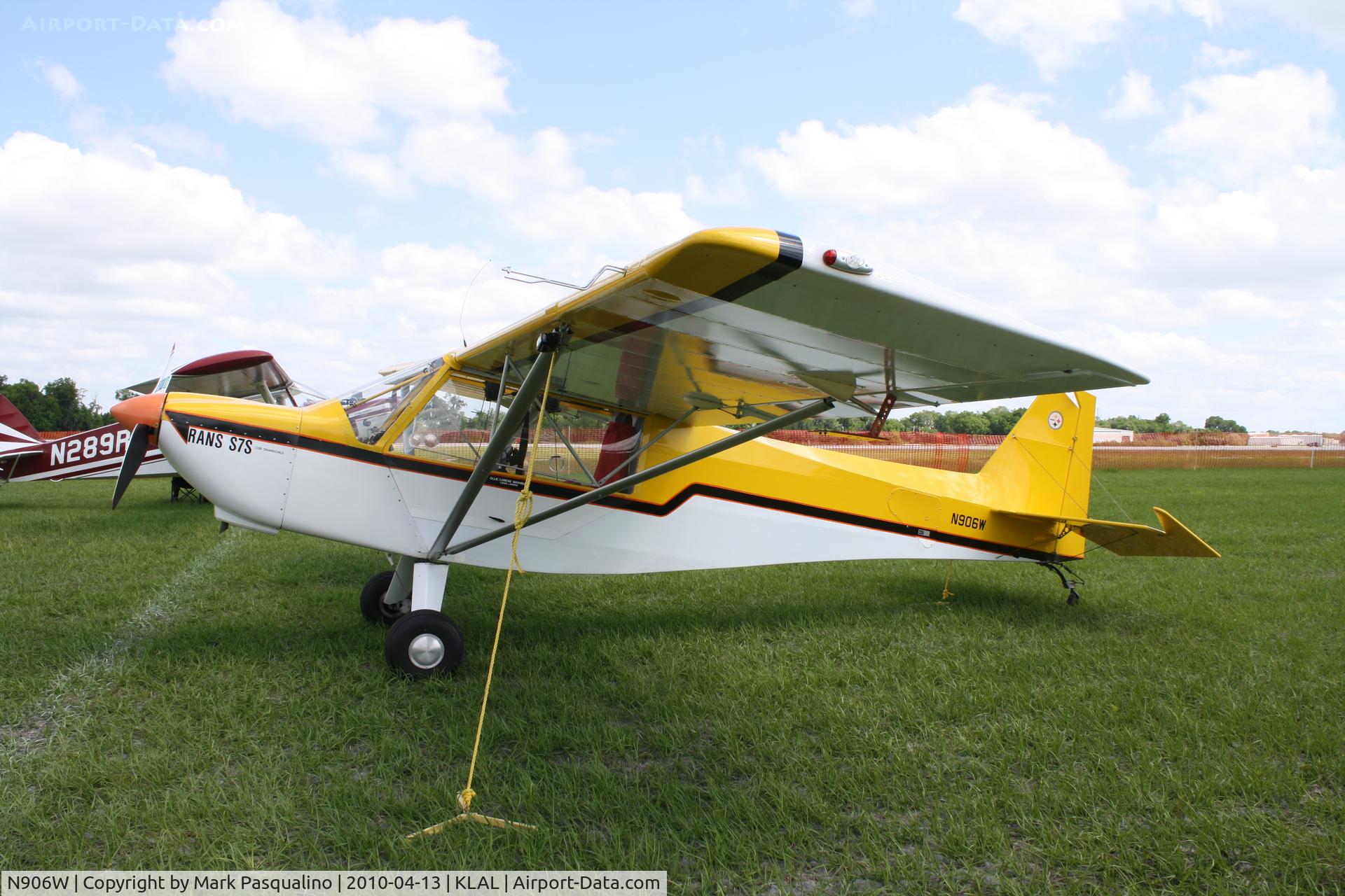 N906W, 2007 Rans S-7S Courier C/N 0306431, Rans S7S