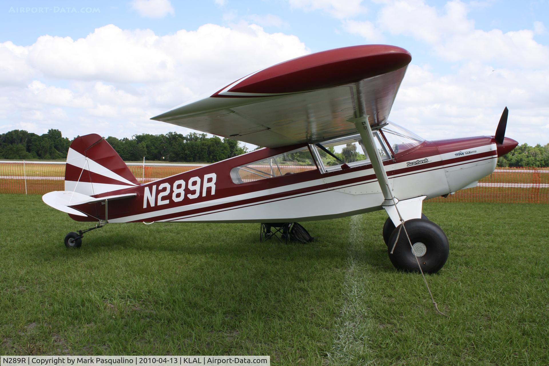 N289R, 2003 Barrows Bearhawk C/N 195602, Bearhawk
