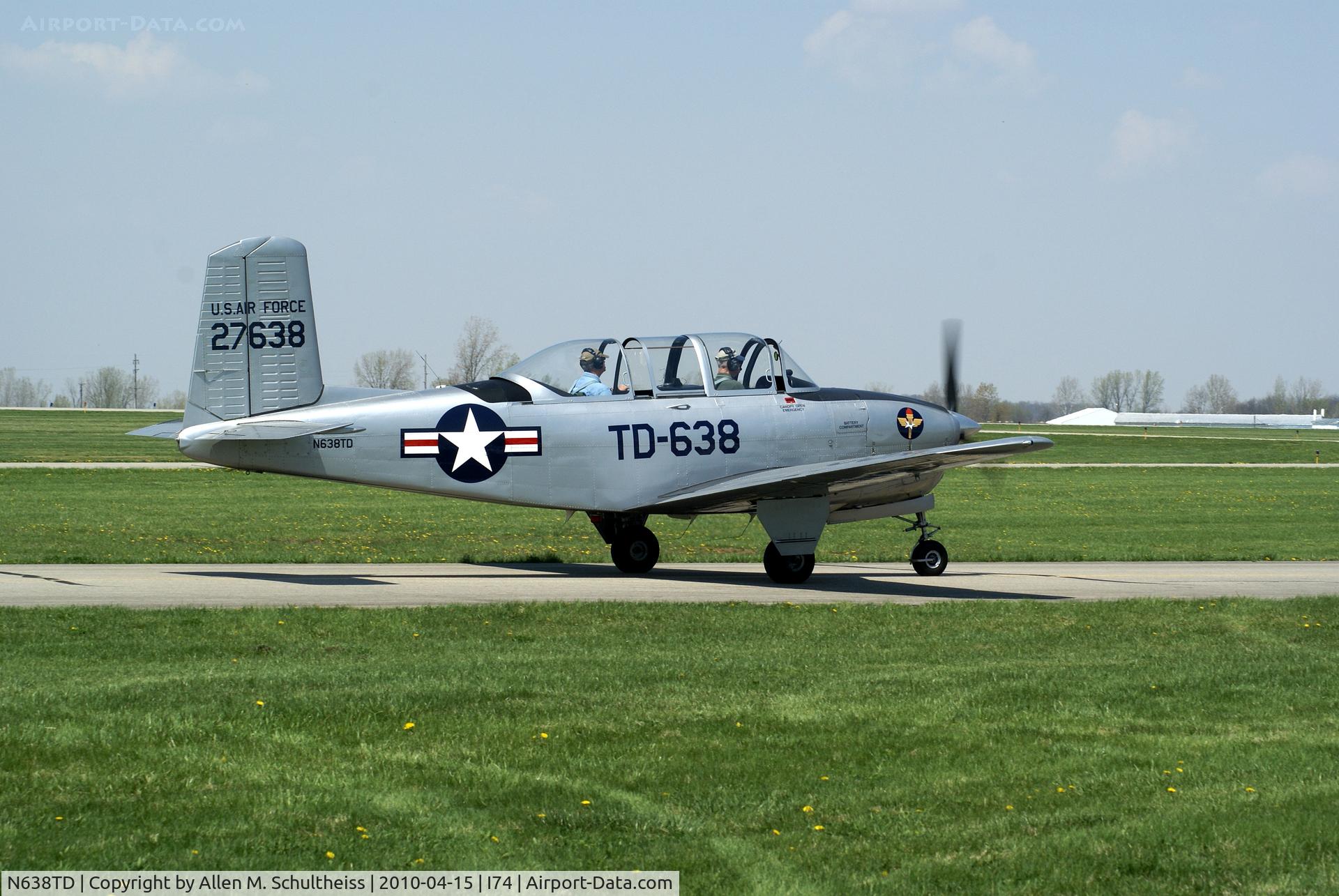 N638TD, 1953 Beech T-34A (A45) Mentor Mentor C/N G-286, 1953 Beech A45