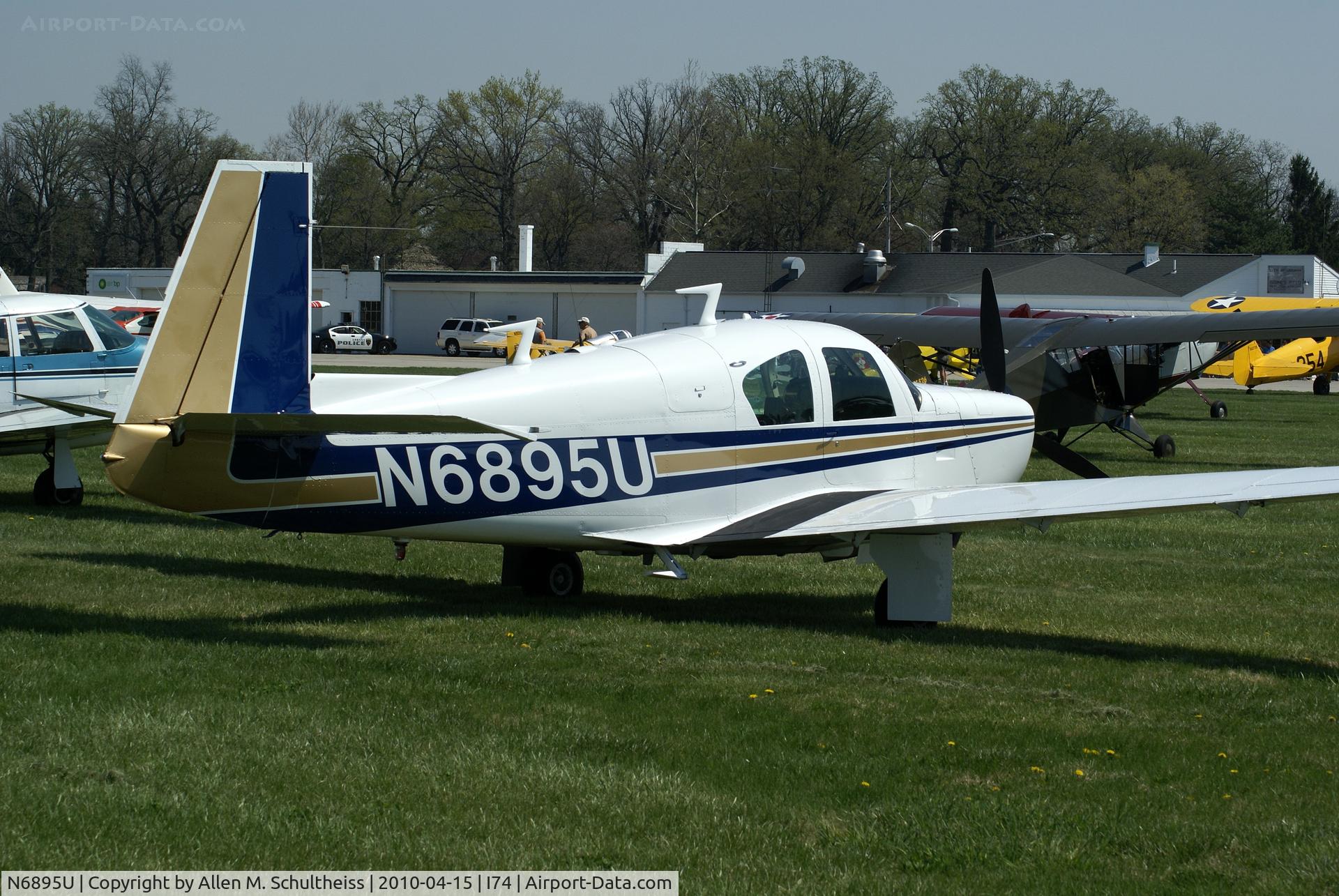 N6895U, 1963 Mooney M20C Ranger C/N 2599, 1963 Mooney M20C