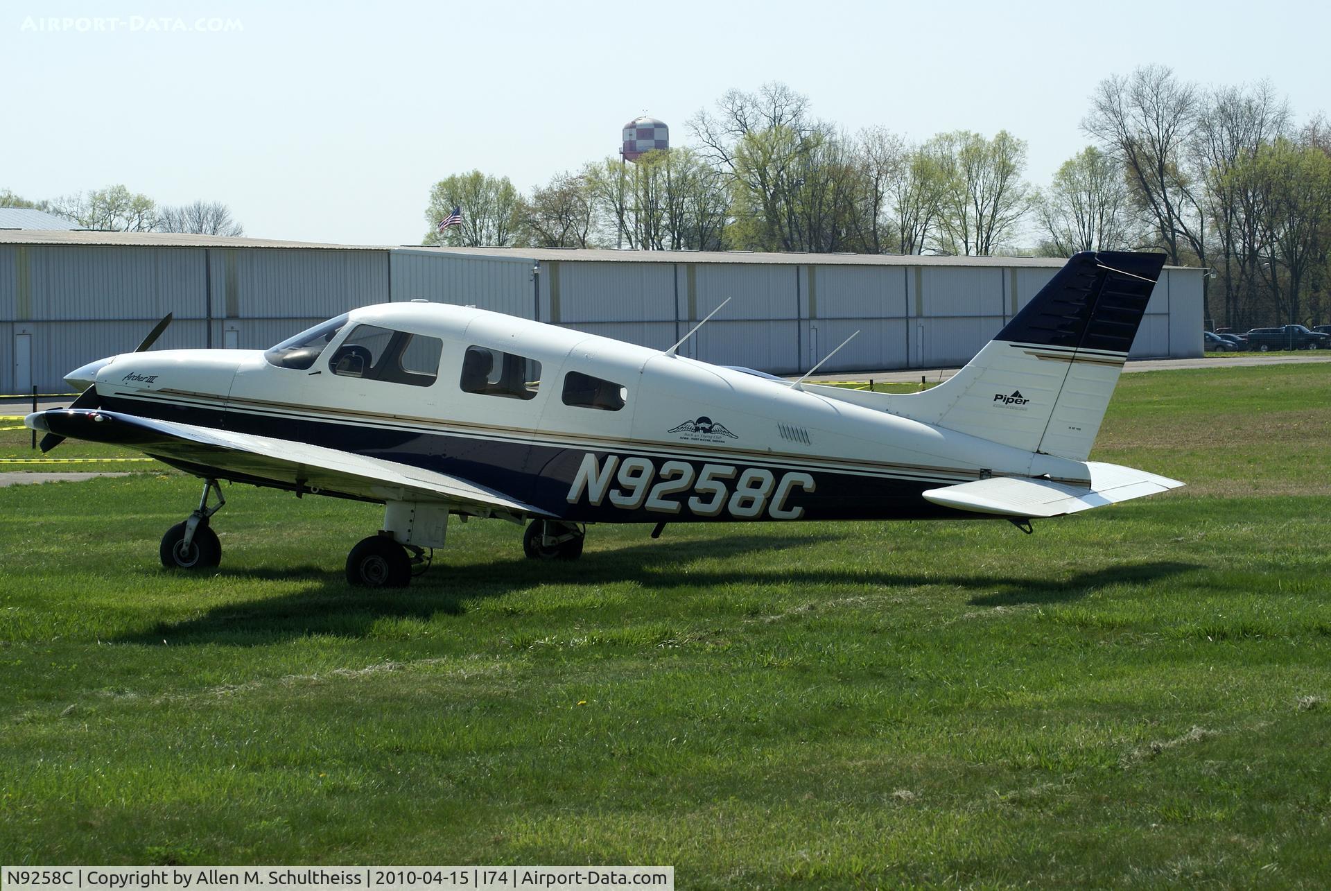 N9258C, 1995 Piper PA-28-181Cherokee C/N 2843002, 1995 PA-28-181