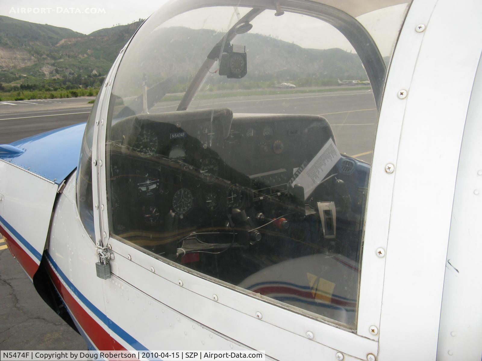 N5474F, 1968 Mooney A2a Cadet C/N B-274, 1968 Alon A-2A, Continental C90-16F 90 Hp, new panel design. Mis-registered as ans ALON-Mooney built 38 from B-261-B-298.