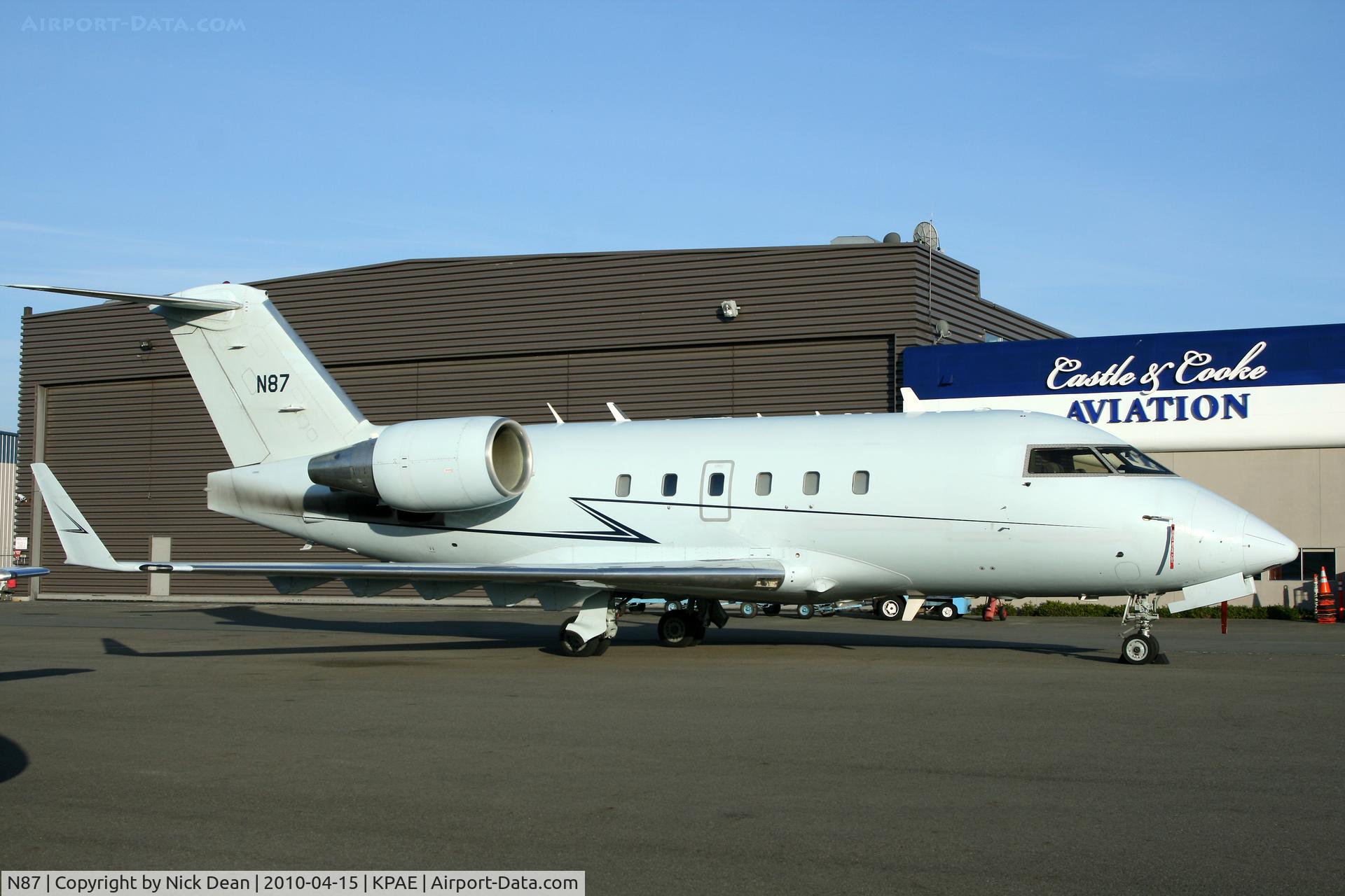 N87, 1995 Canadair Challenger 601-3R (CL-600-2B16) C/N 5190, KPAE