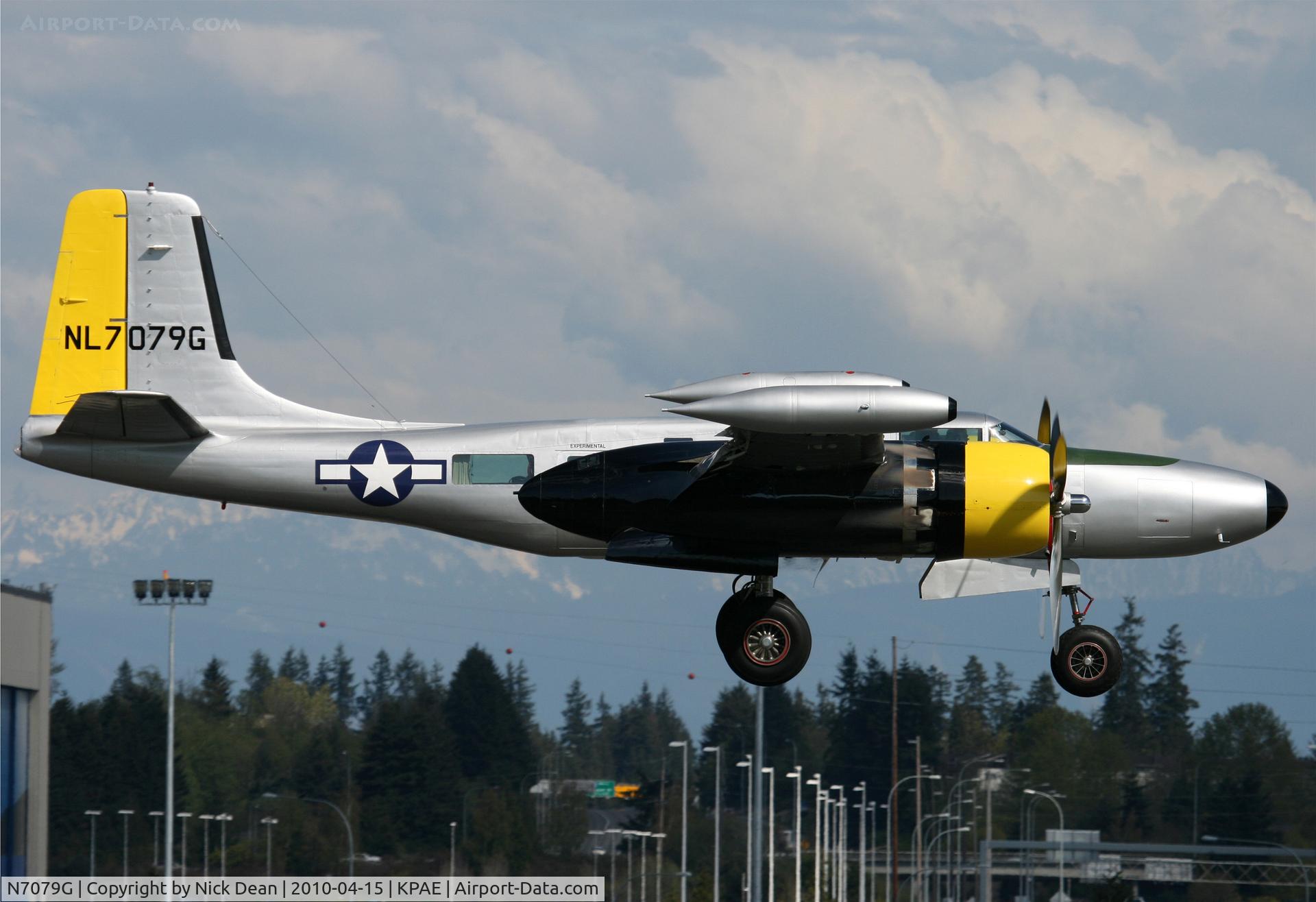 N7079G, 1946 Douglas A-26C Invader C/N 28841, KPAE