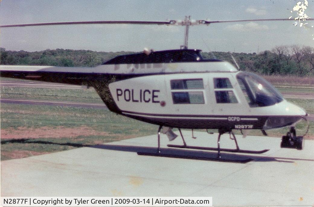 N2877F, 1980 Bell 206B JetRanger III C/N 2971, Picture taken in early 1980's when a police helicopter for the Oklahoma City Police Department.
