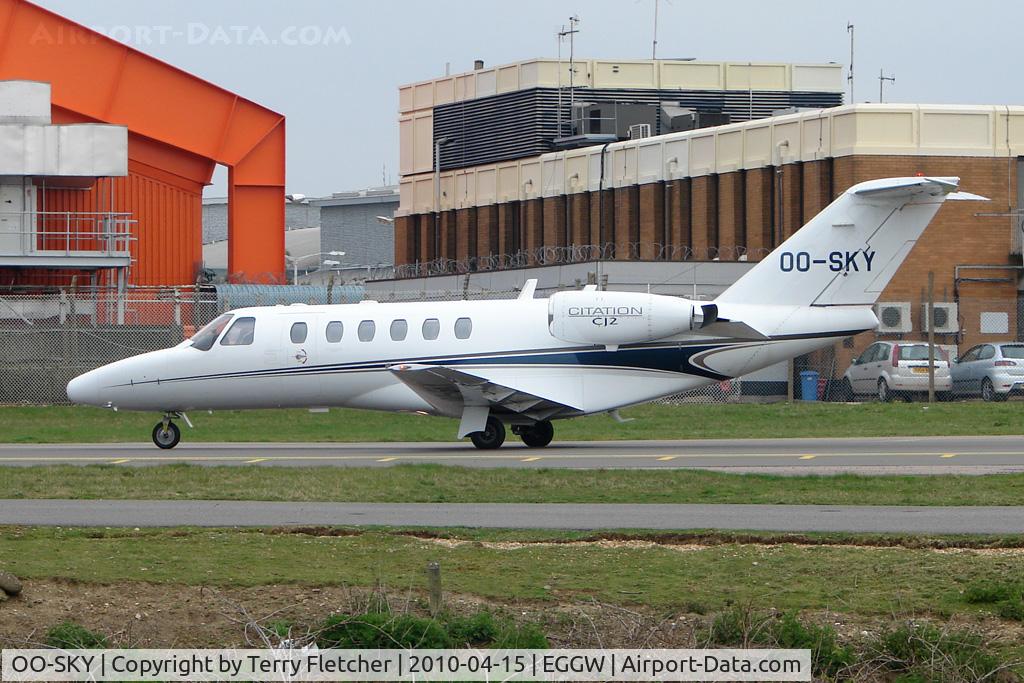 OO-SKY, 2004 Cessna 525A CitationJet CJ2 C/N 525A-0197, Belgian Cessna 525A CJ2 at Luton
