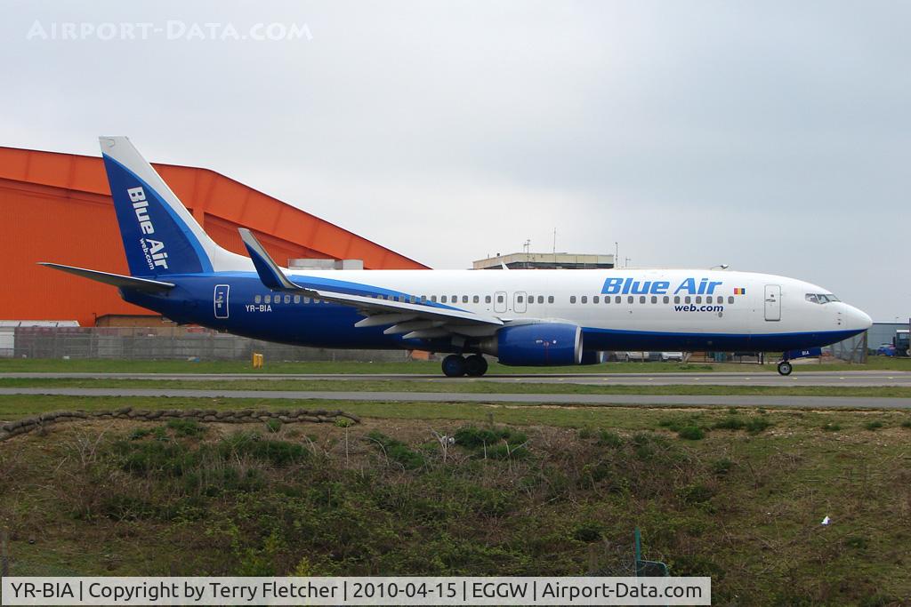 YR-BIA, 2000 Boeing 737-8AS C/N 29925, Blue Air B737 at Luton