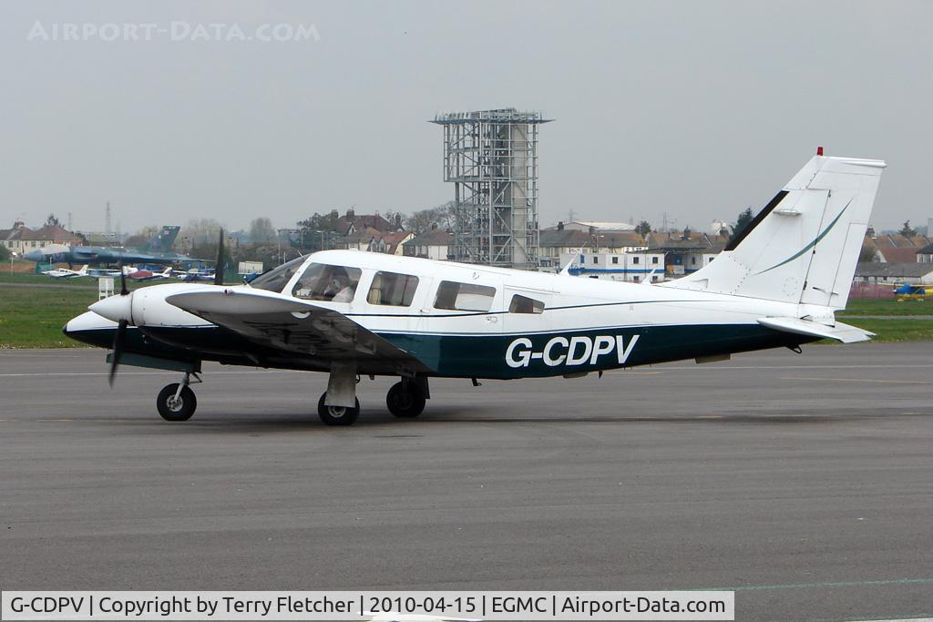 G-CDPV, 1980 Piper PA-34-200T Seneca II C/N 34-8070086, Piper Seneca at Southend