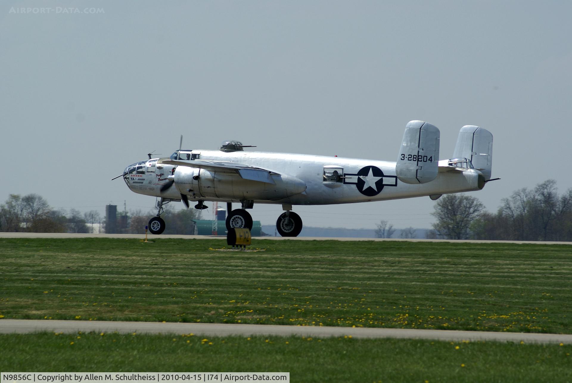 N9856C, 1943 North American TB-25N Mitchell C/N 108-35217, Pacific Princess
