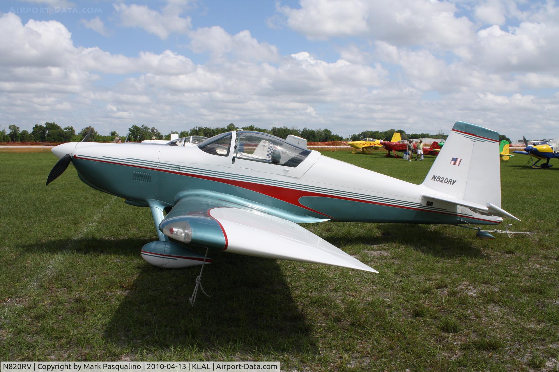 N820RV, 2008 Vans RV 7 C/N 72751, RV-7