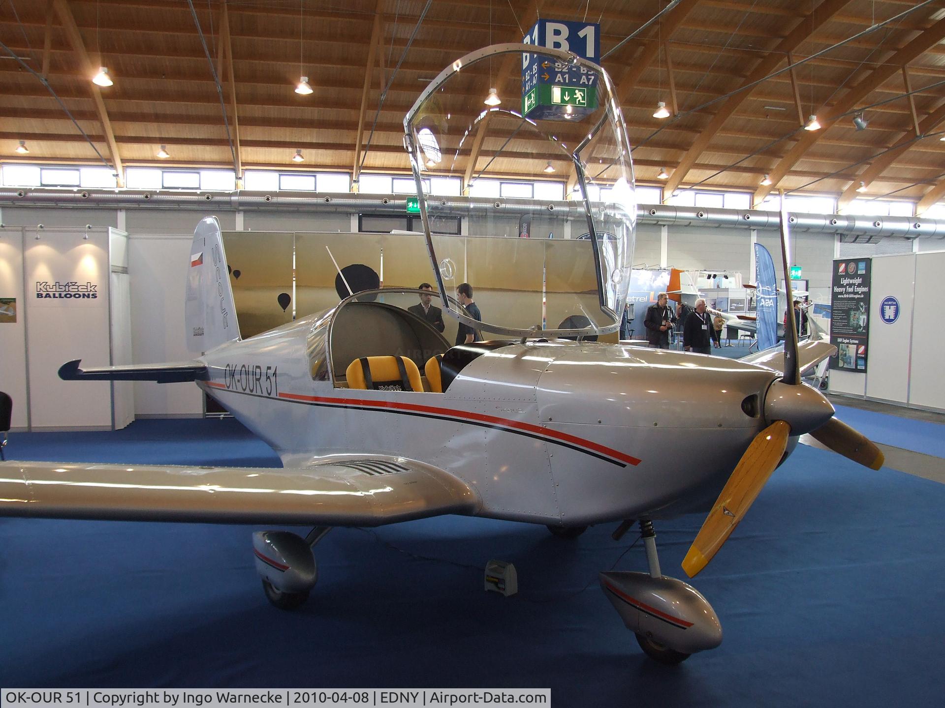 OK-OUR 51, Kubicek M-2 Scout C/N 1, Kubicek M-2 Scout at the AERO 2010, Friedrichshafen
