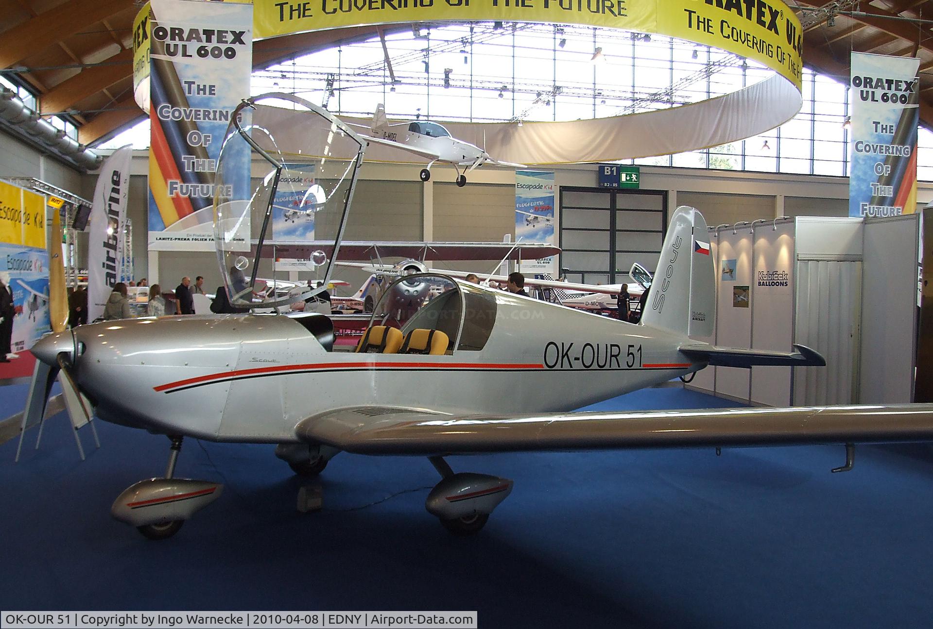 OK-OUR 51, Kubicek M-2 Scout C/N 1, Kubicek M-2 Scout at the AERO 2010, Friedrichshafen