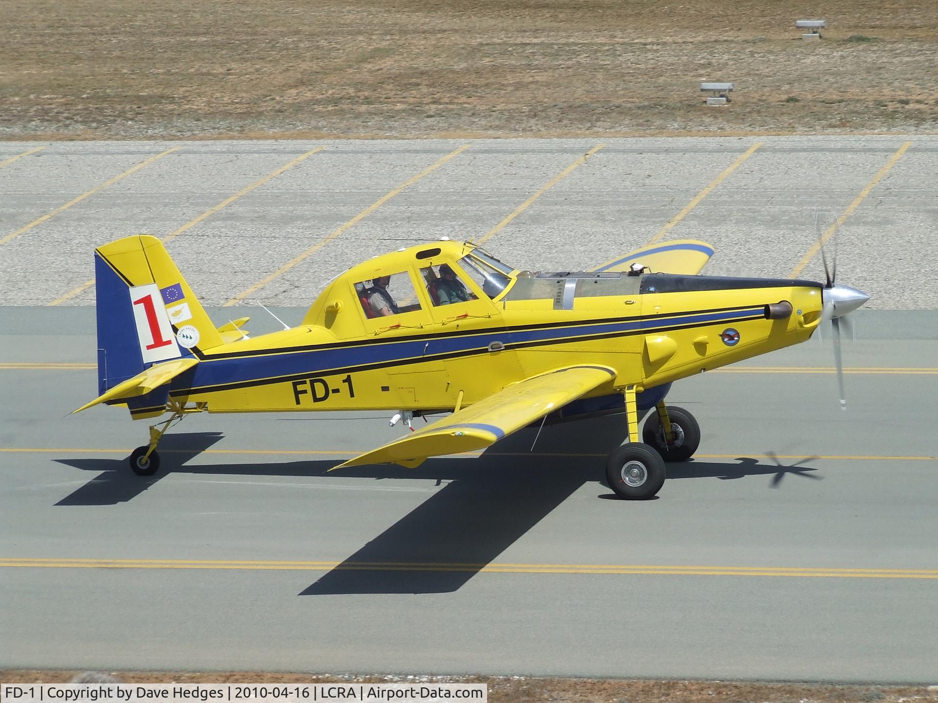 FD-1, 2009 Air Tractor Inc AT-802 C/N 802-0335, Air Tractor AT-802 of Cyprus Forestry Service visiting from it's base at Larnaca for familiarisation training with the fire section