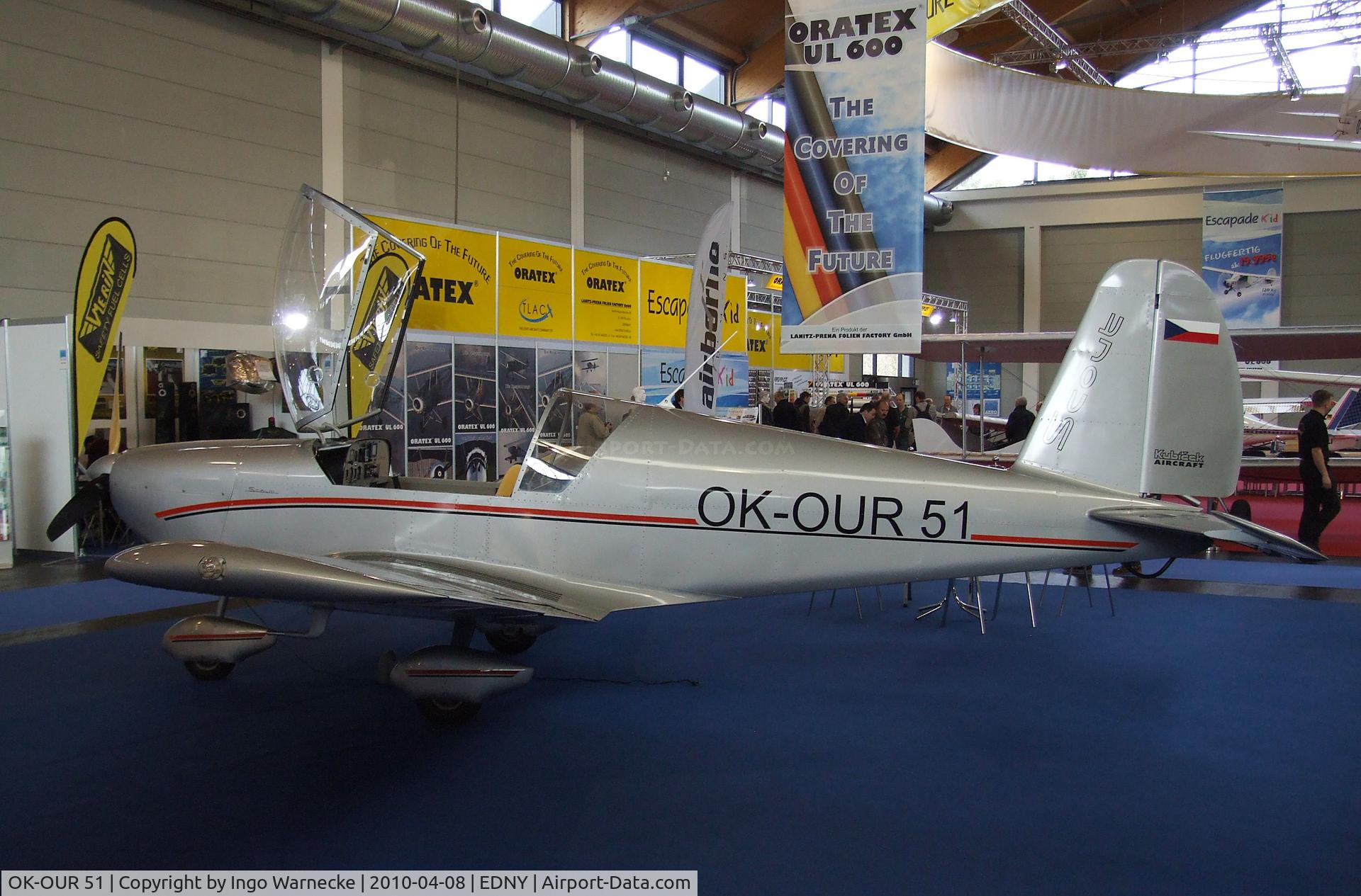 OK-OUR 51, Kubicek M-2 Scout C/N 1, Kubicek M-2 Scout at the AERO 2010, Friedrichshafen